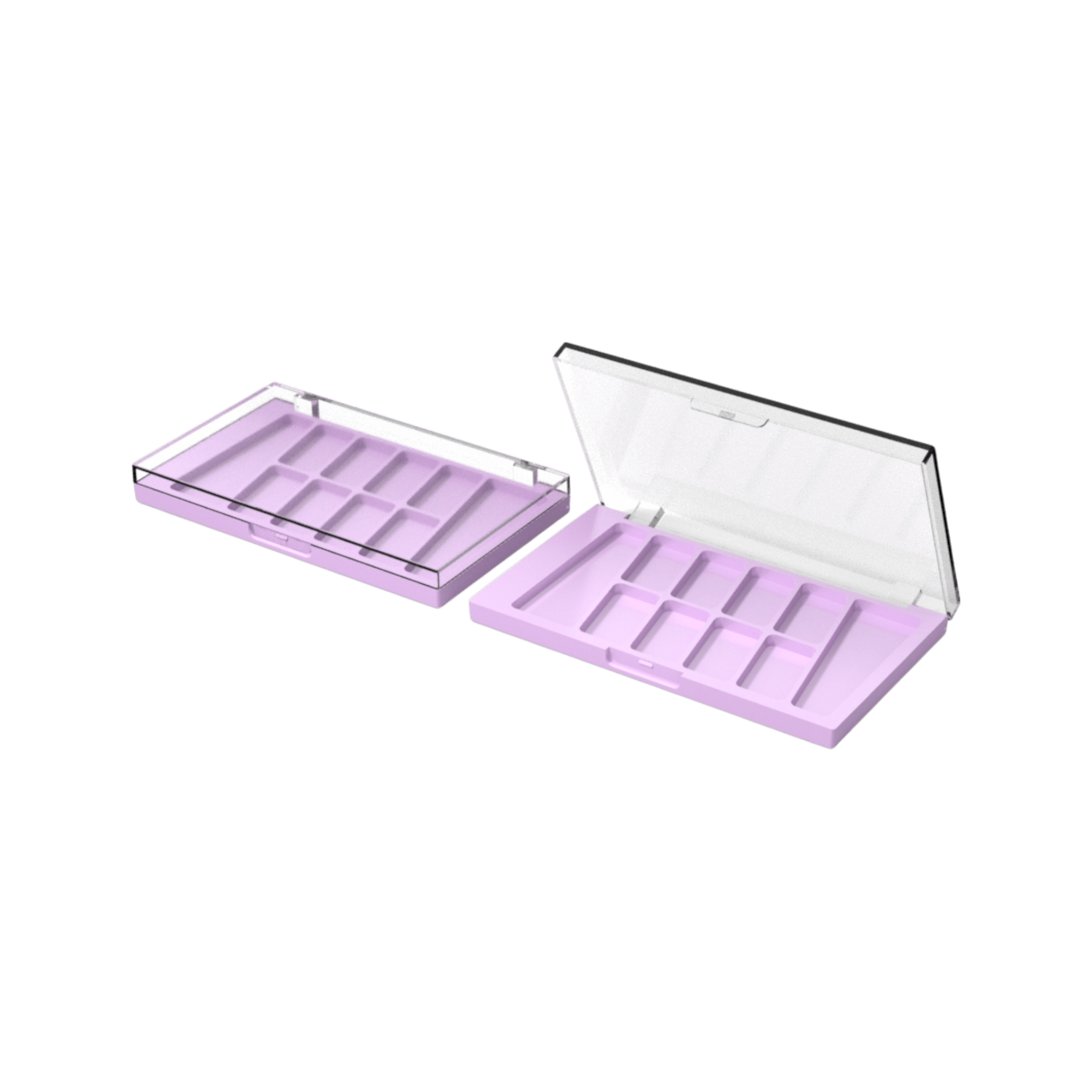 ABS Rectangular 8 Pans Compact