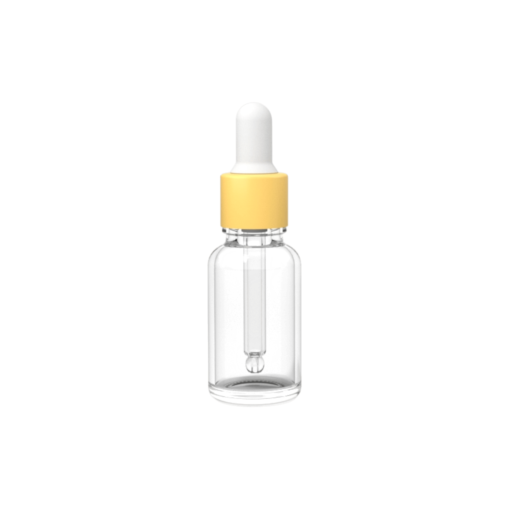 0.7oz Glass Round Dropper Bottle with Bulb Dropper