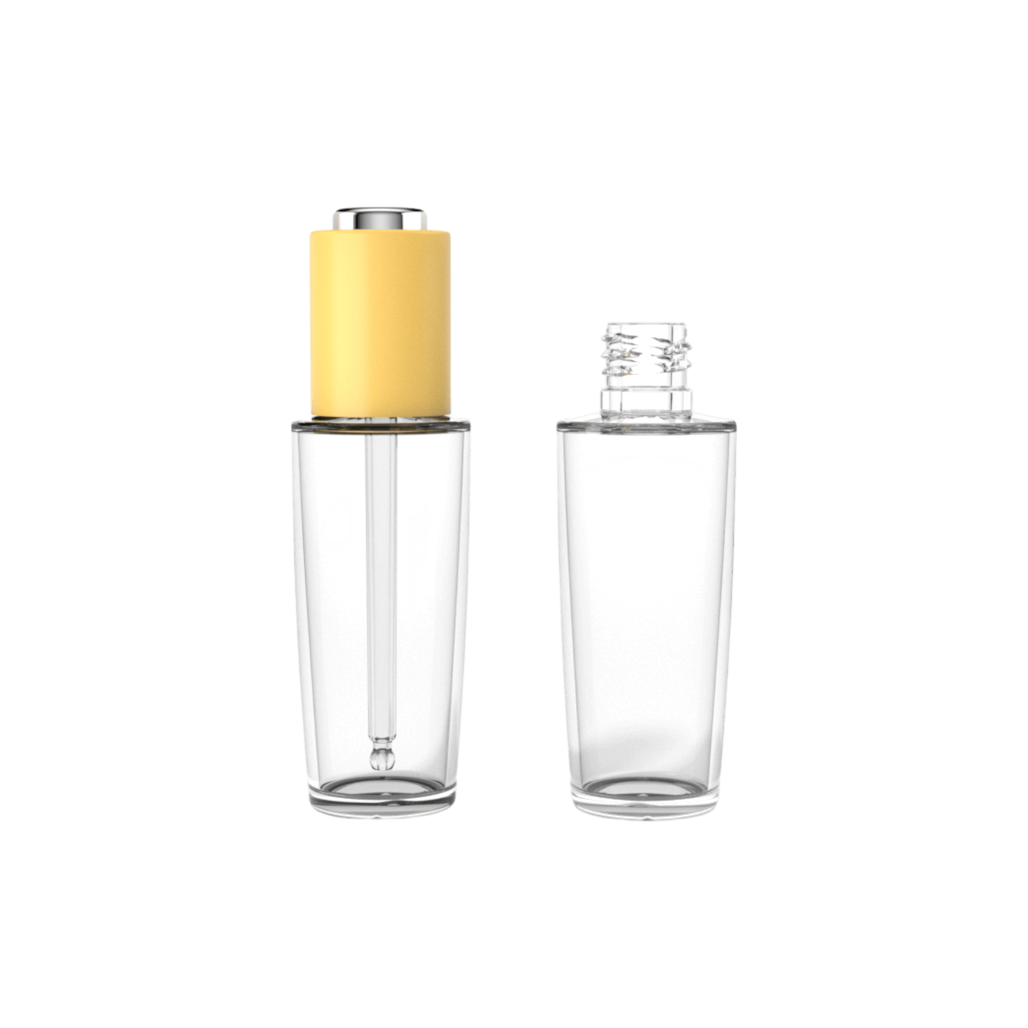 1.4oz Glass Specialty Dropper Bottle with Push Button Dropper