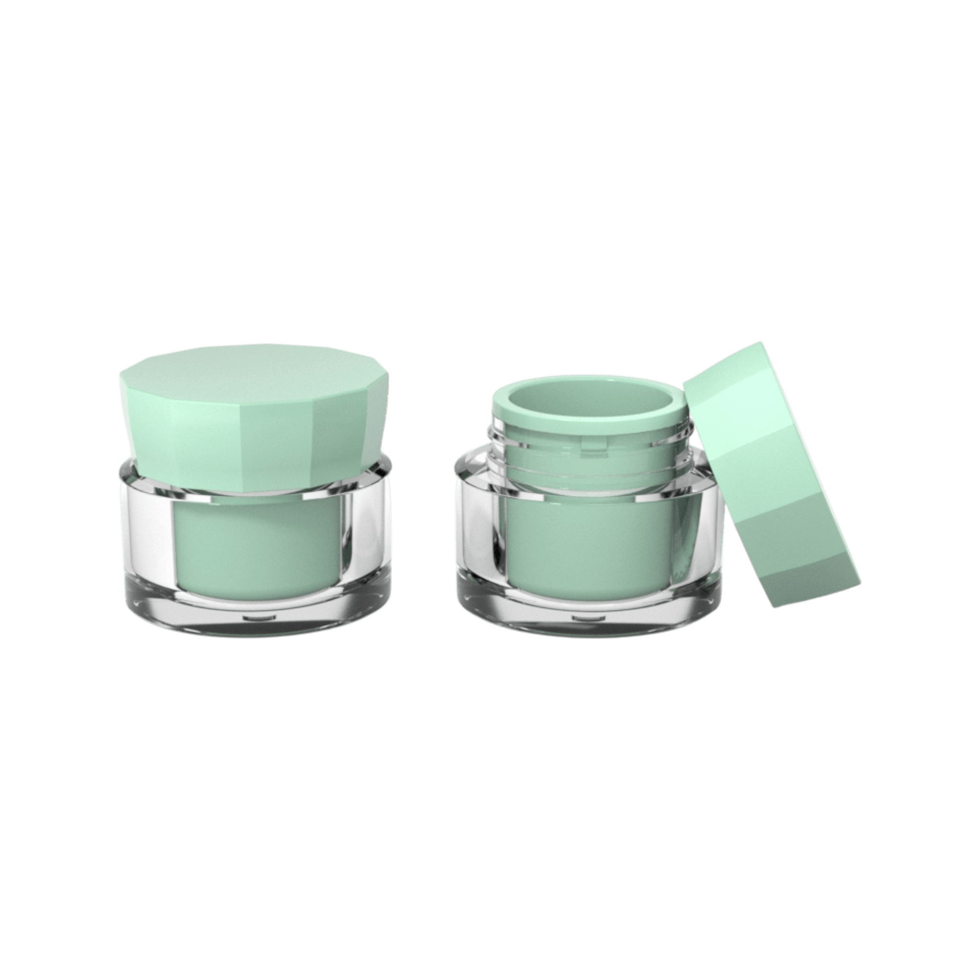 1oz Refillable PP Straight Sided Jar with Specialty Closure