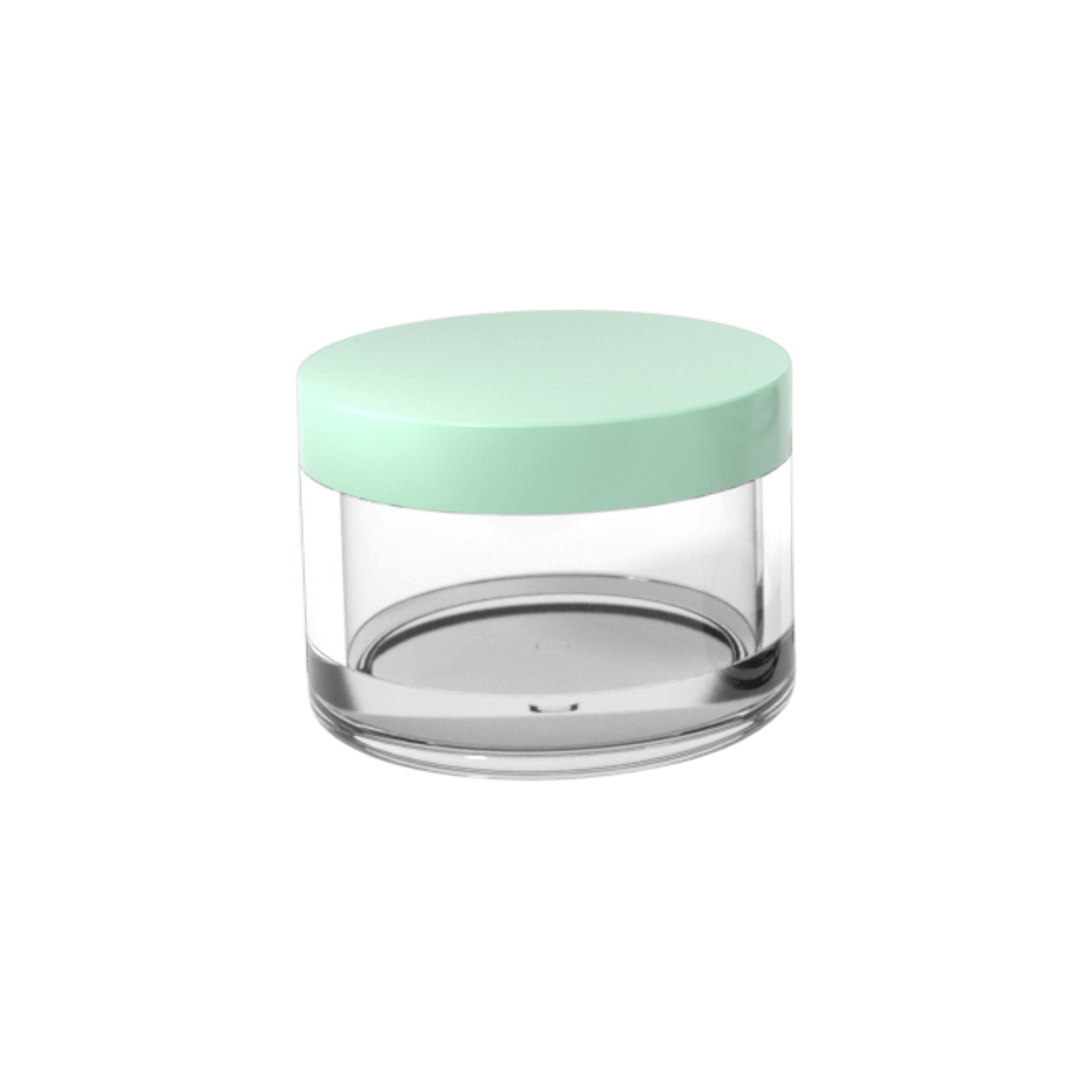 3.4oz PETG Straight Sided Jar with Flush Low Profile Closure