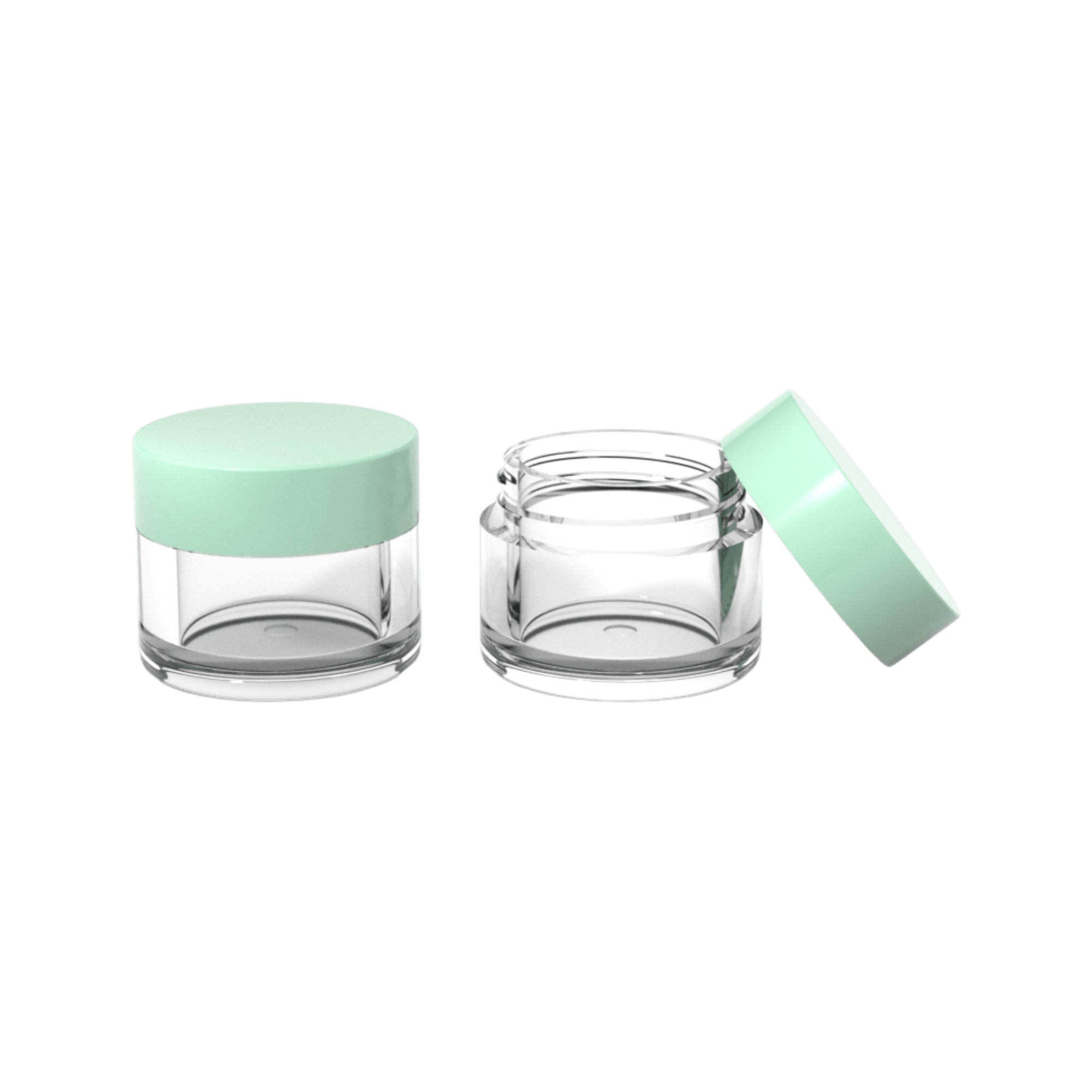 0.5oz PETG Straight Sided Jar with Flush Straight Sided Closure