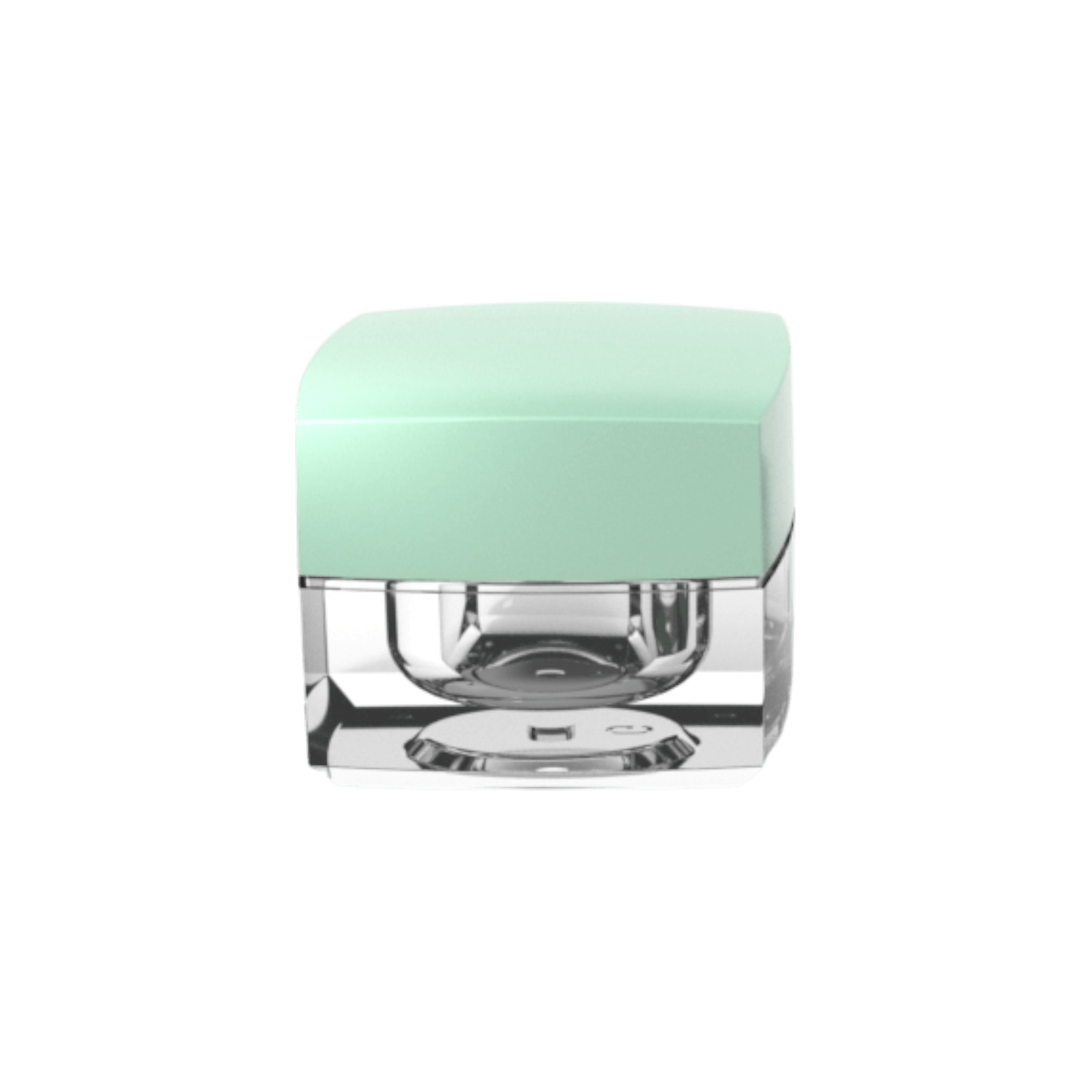 0.2oz PMMA Square Jar with Flush Square Closure