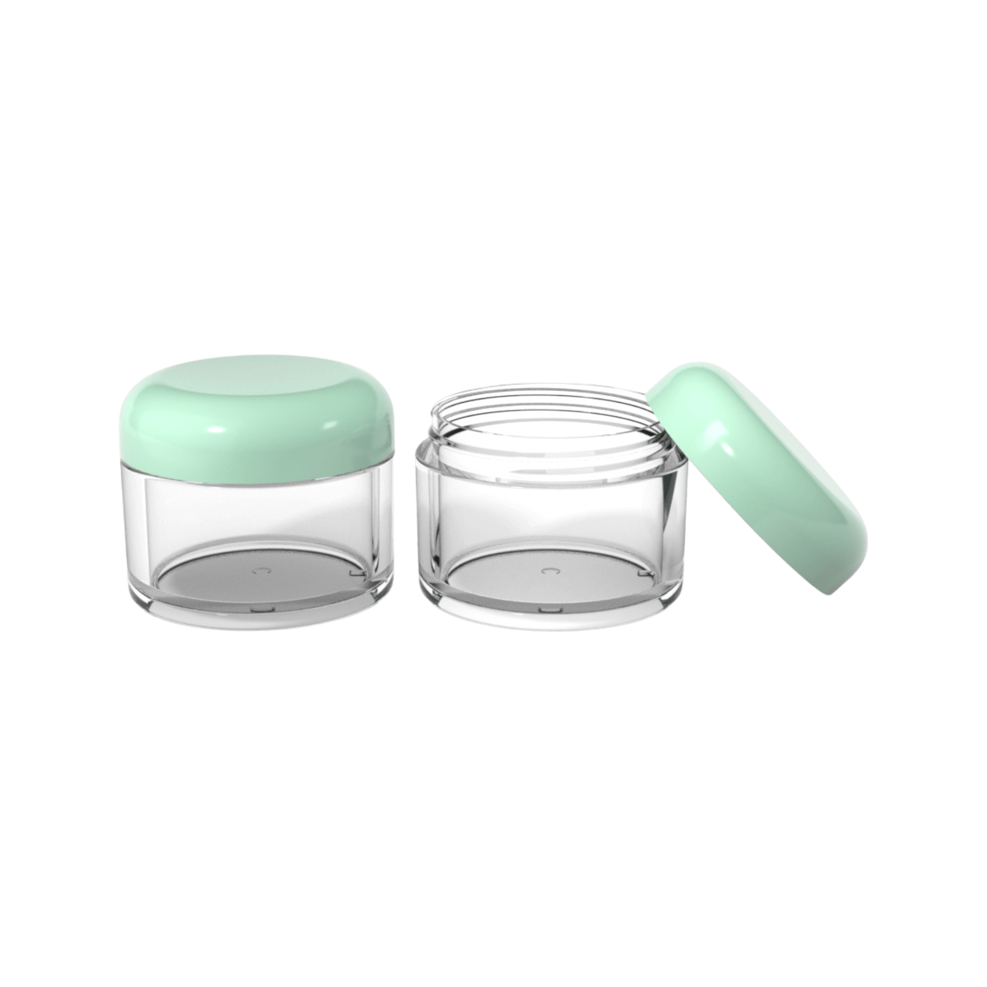 3.4oz PETG Straight Sided Jar with Flush Domed Closure