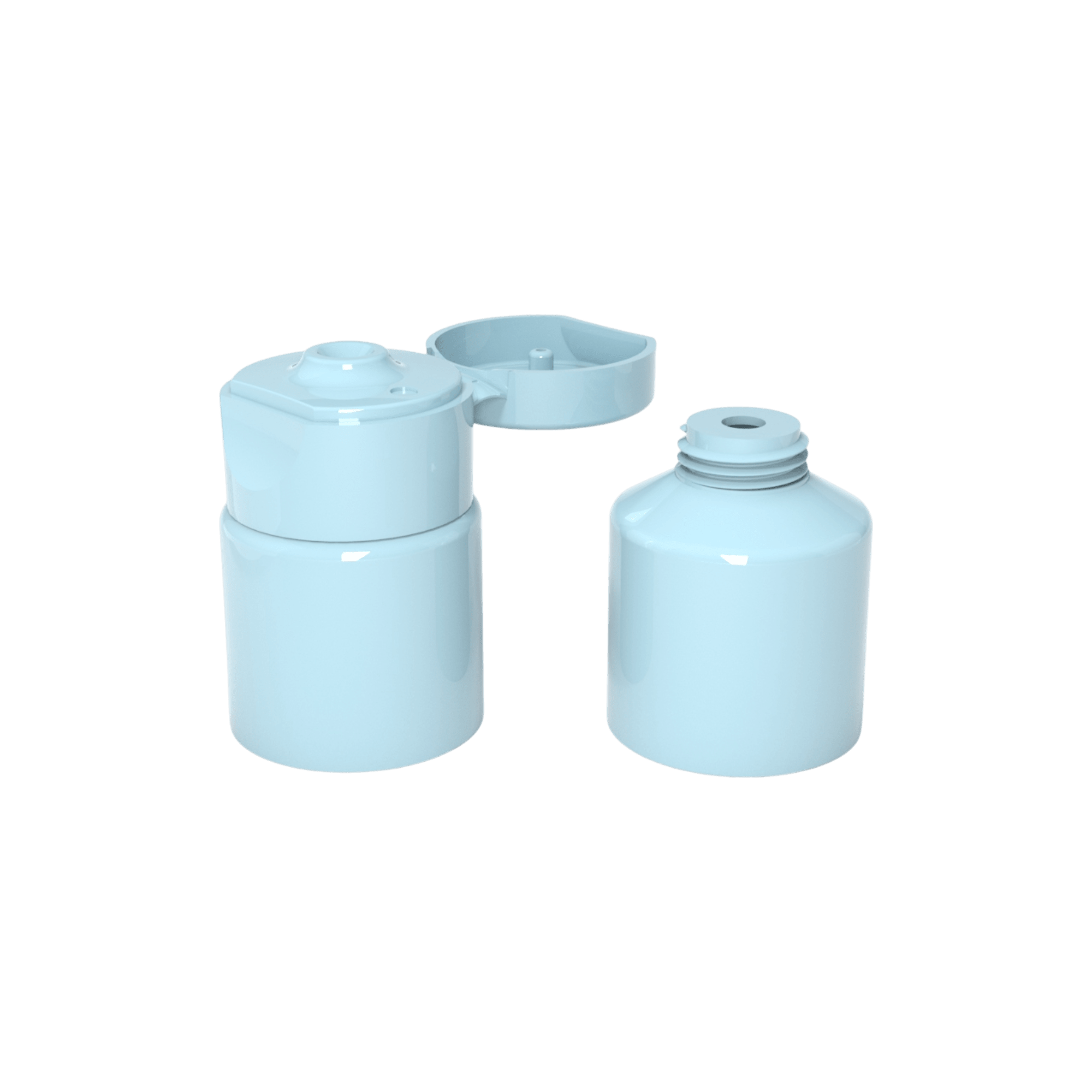 30mm 0.8-2.4oz PE Tube with Flip Top Cap