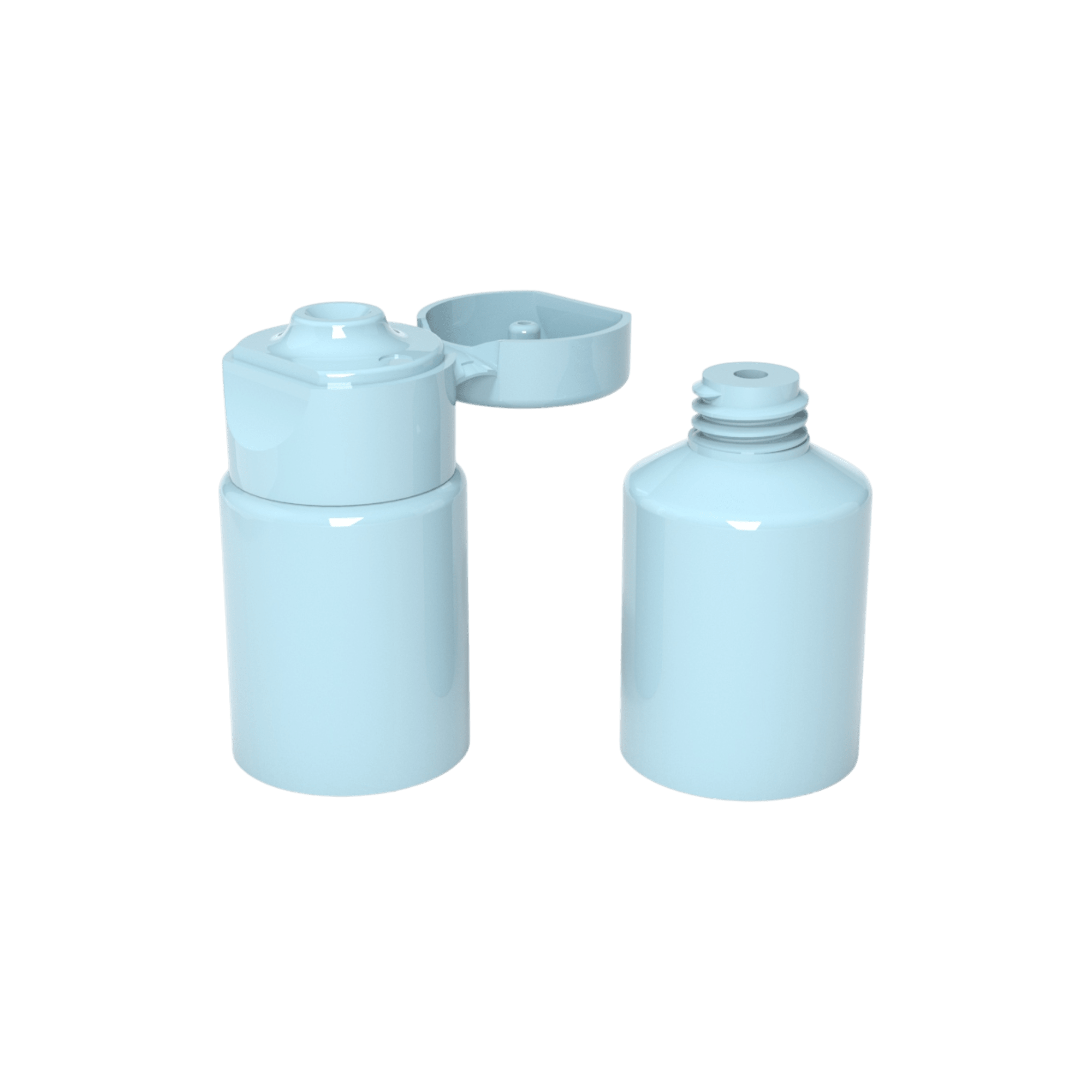 22mm 0.3-1.2oz PE Tube with Flip Top Cap