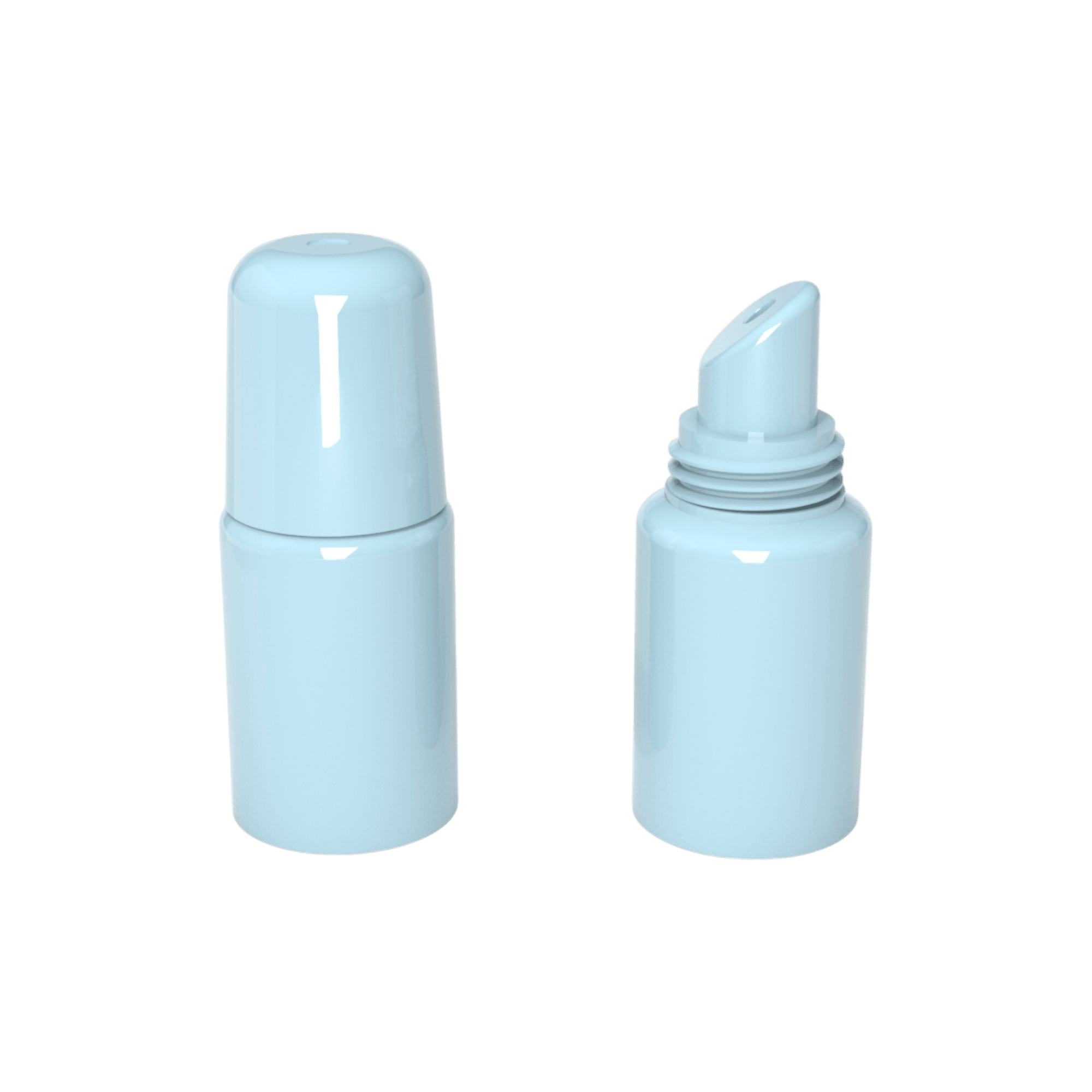 19mm 0.3-0.8oz Slant Tip PE Tube with Screw On Cap