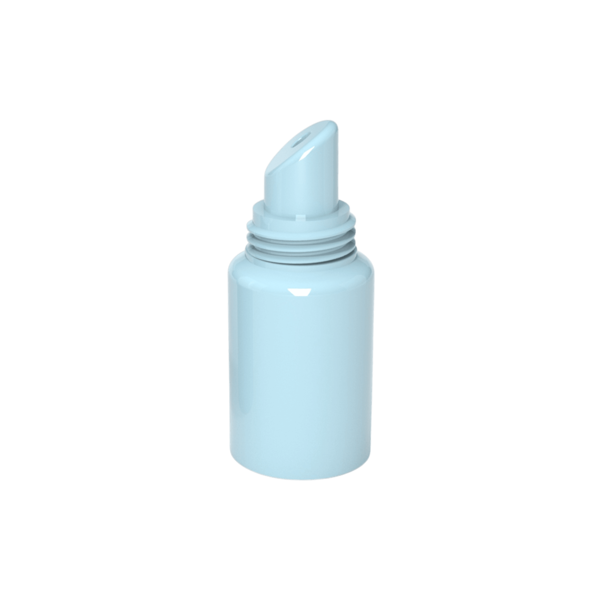 19mm 0.3-0.8oz Slant Tip PE Tube with Screw On Cap