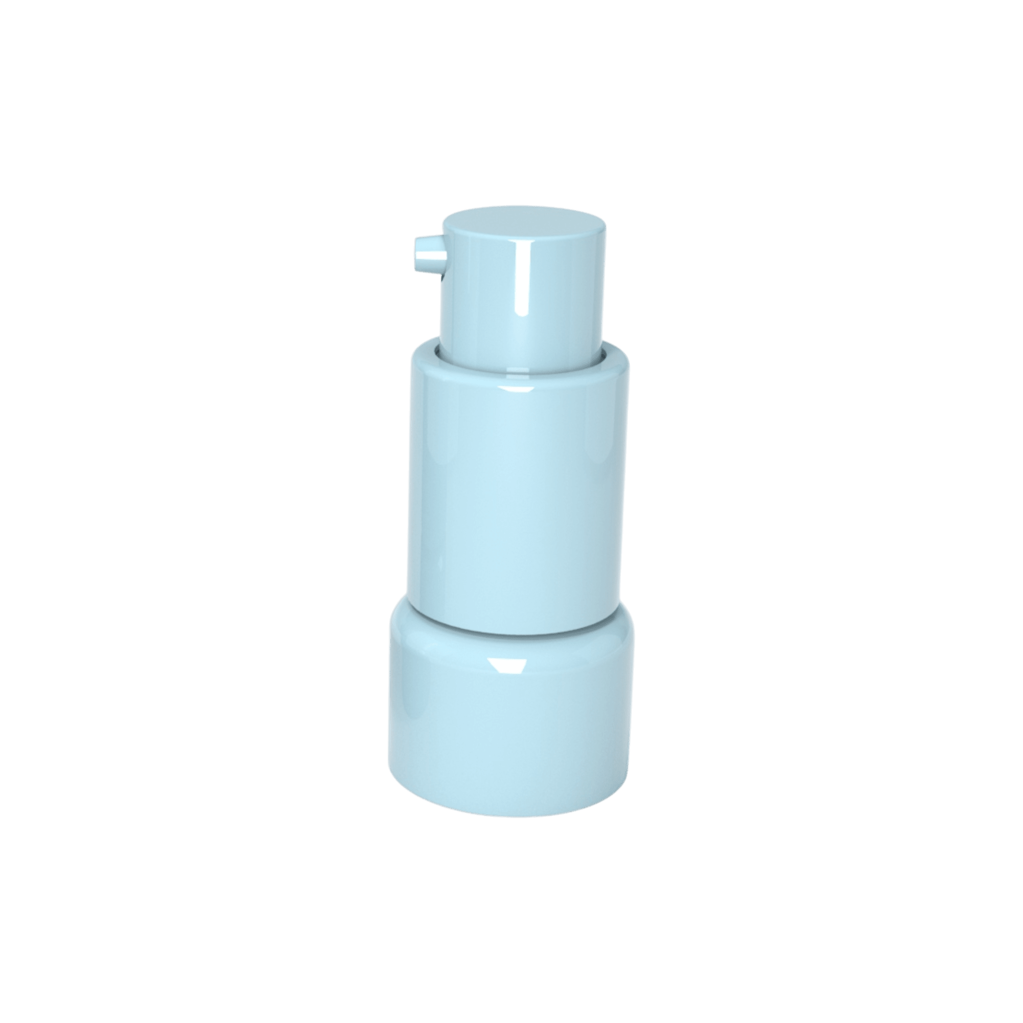 25mm 0.5-1.7oz Serum Pump PE Tube with Screw On Cap