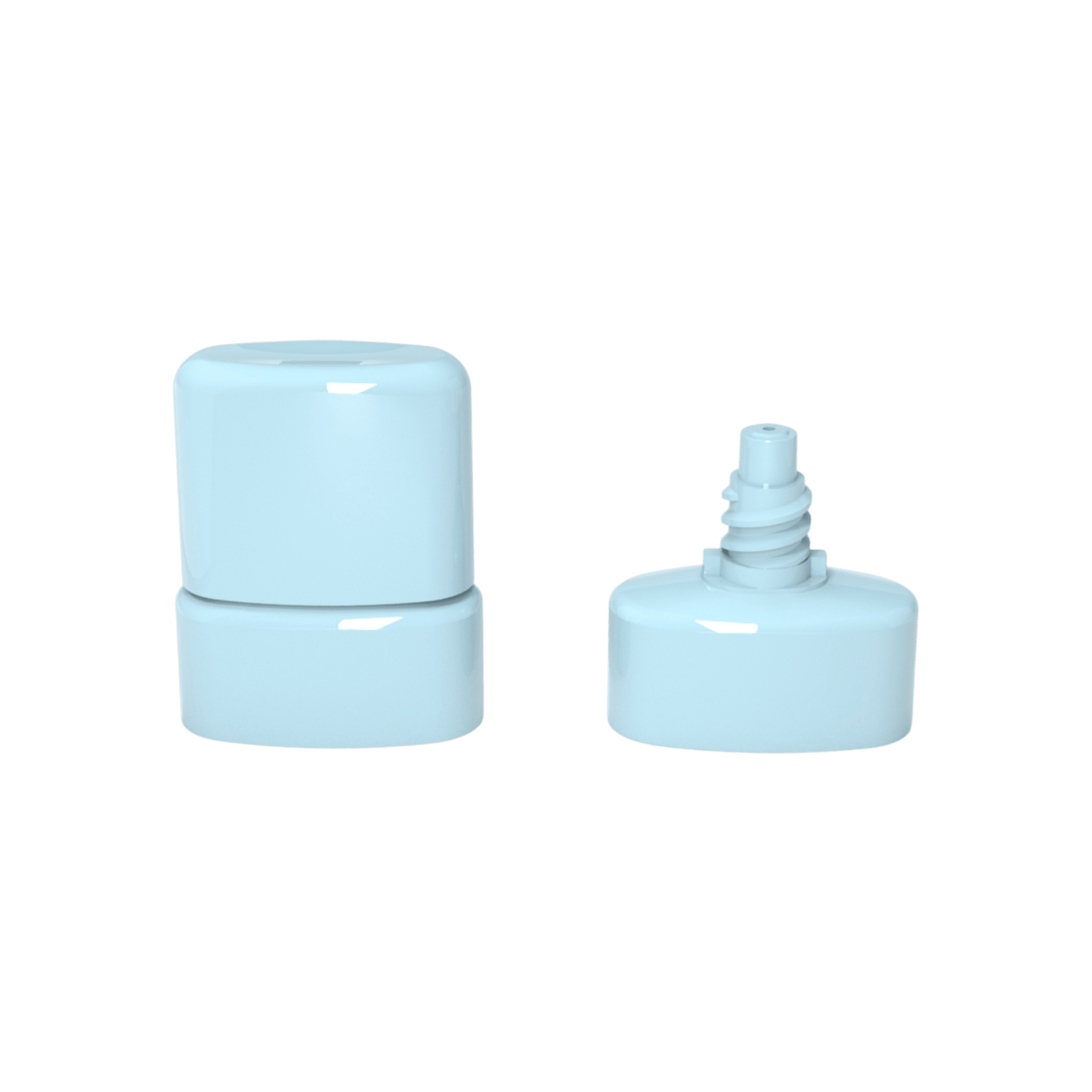 30mm 0.8-2.4oz Ophthalmic PE Tube with Oval Screw On Cap