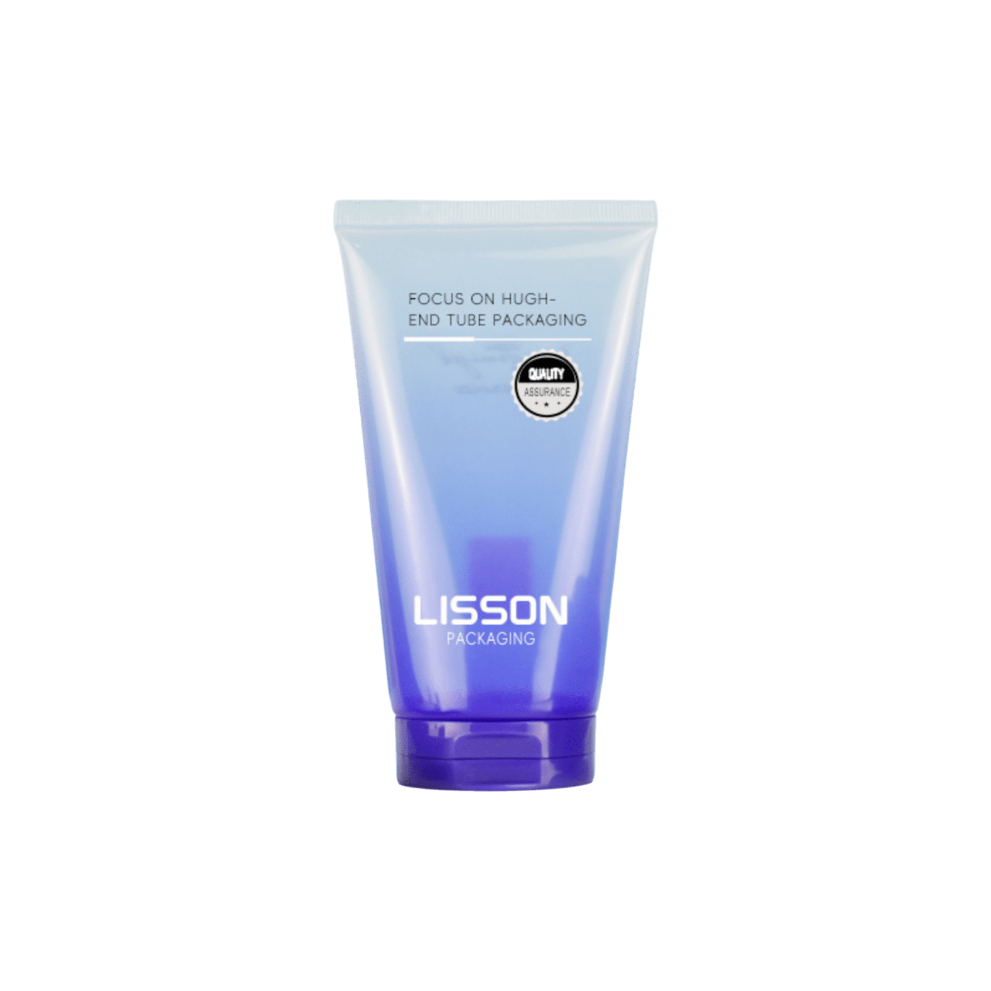 50mm 2.4-8.1oz PE Tube with Low Profile Flip Top Cap 