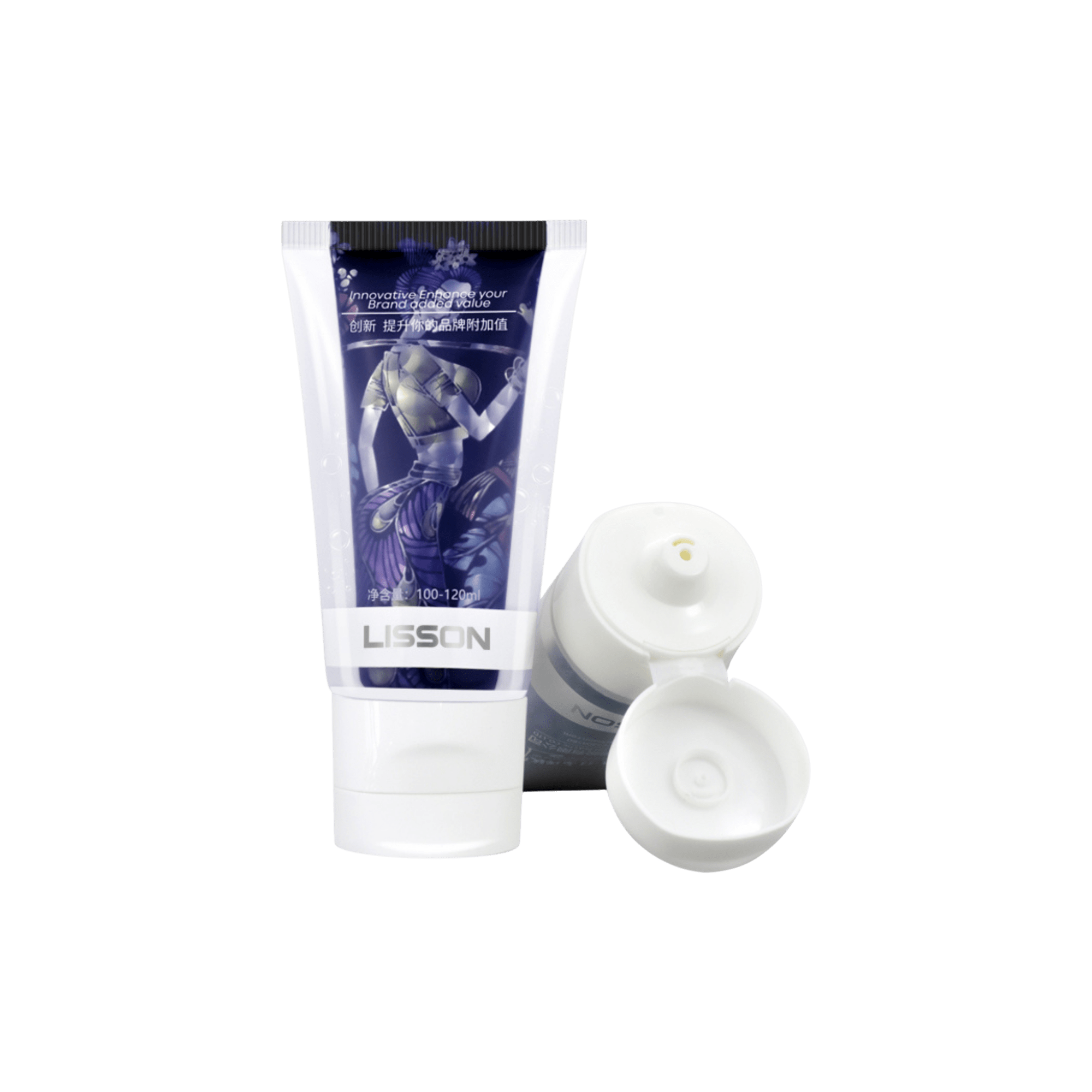 50mm 5.1-10.1oz PE Tube with Flip Top Cap 