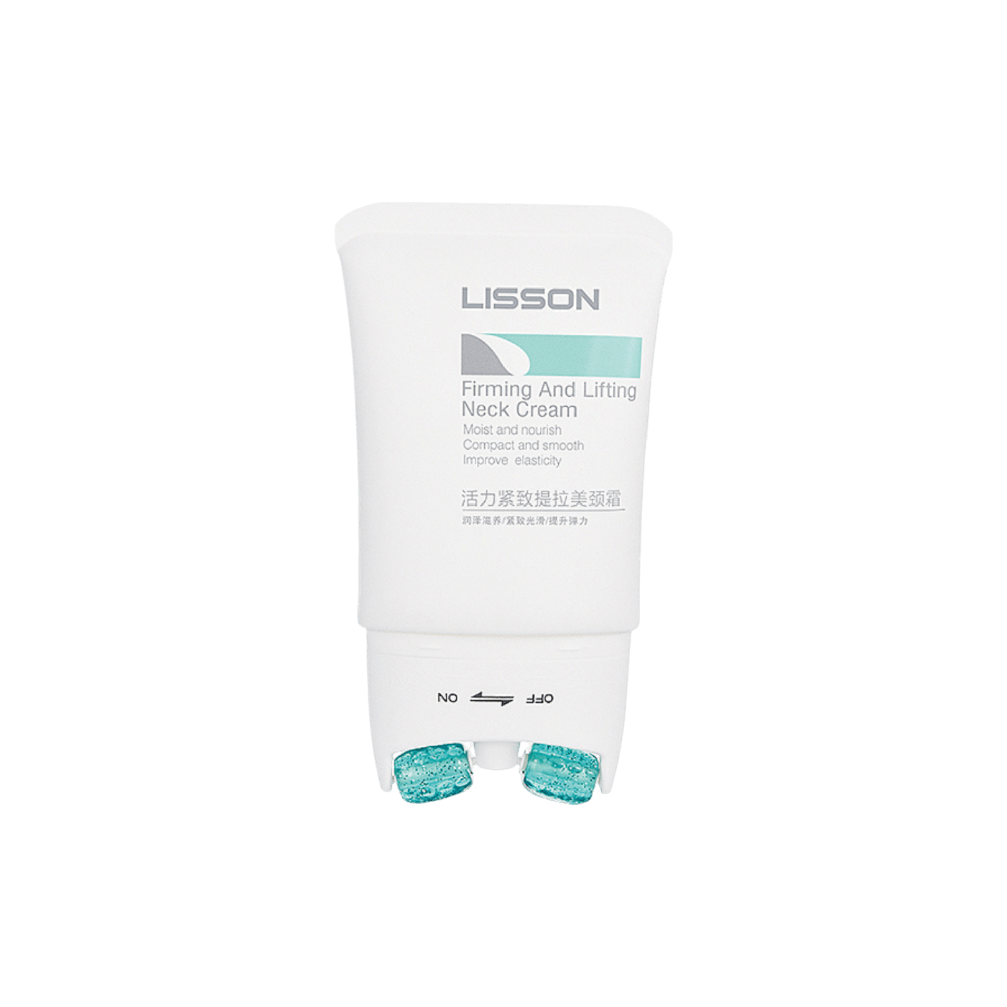 55mm 2-5.1oz Silicone Gel Dual Massage Roller PE Tube