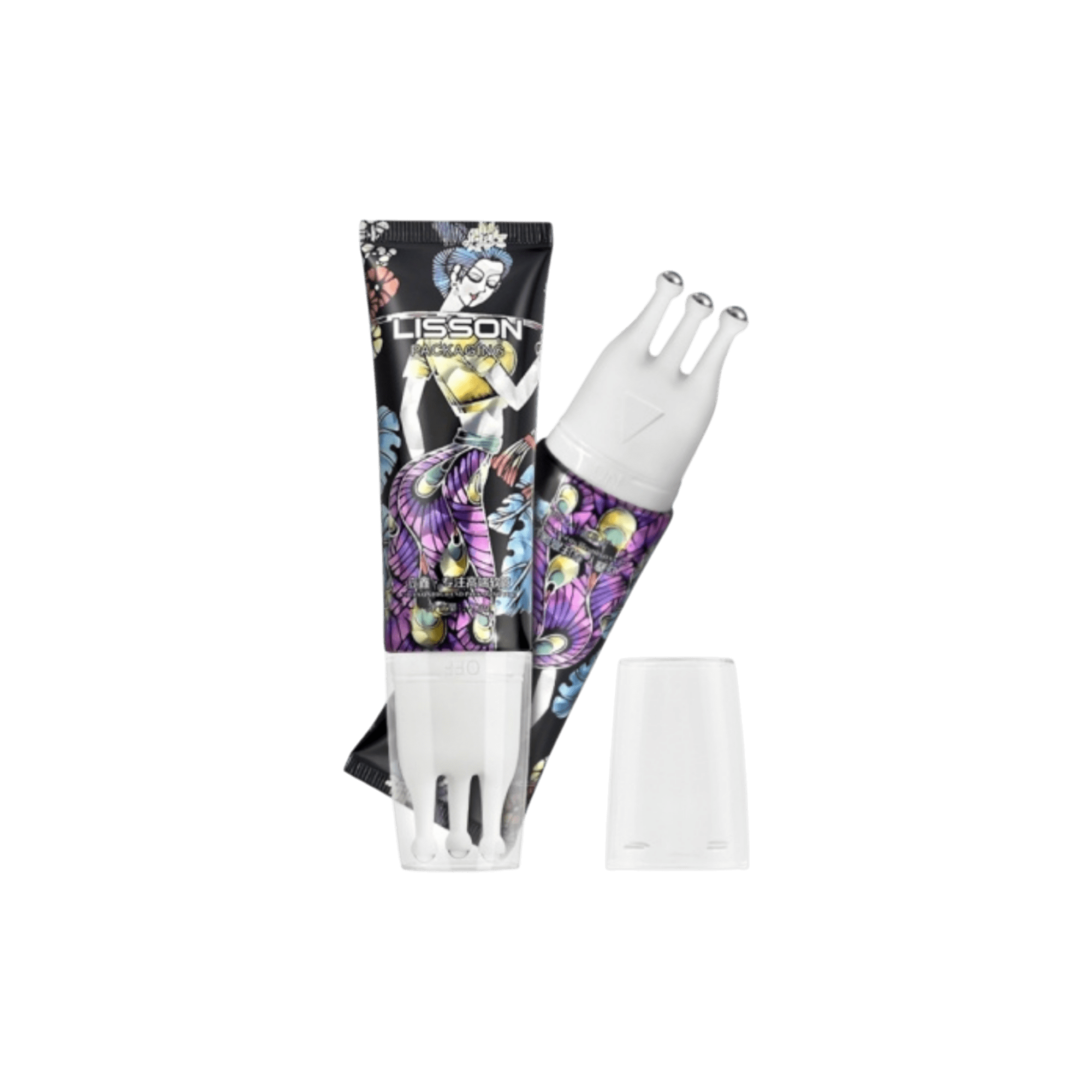 30mm 0.9-2oz Roller Ball Scalp Applicator PE Tube