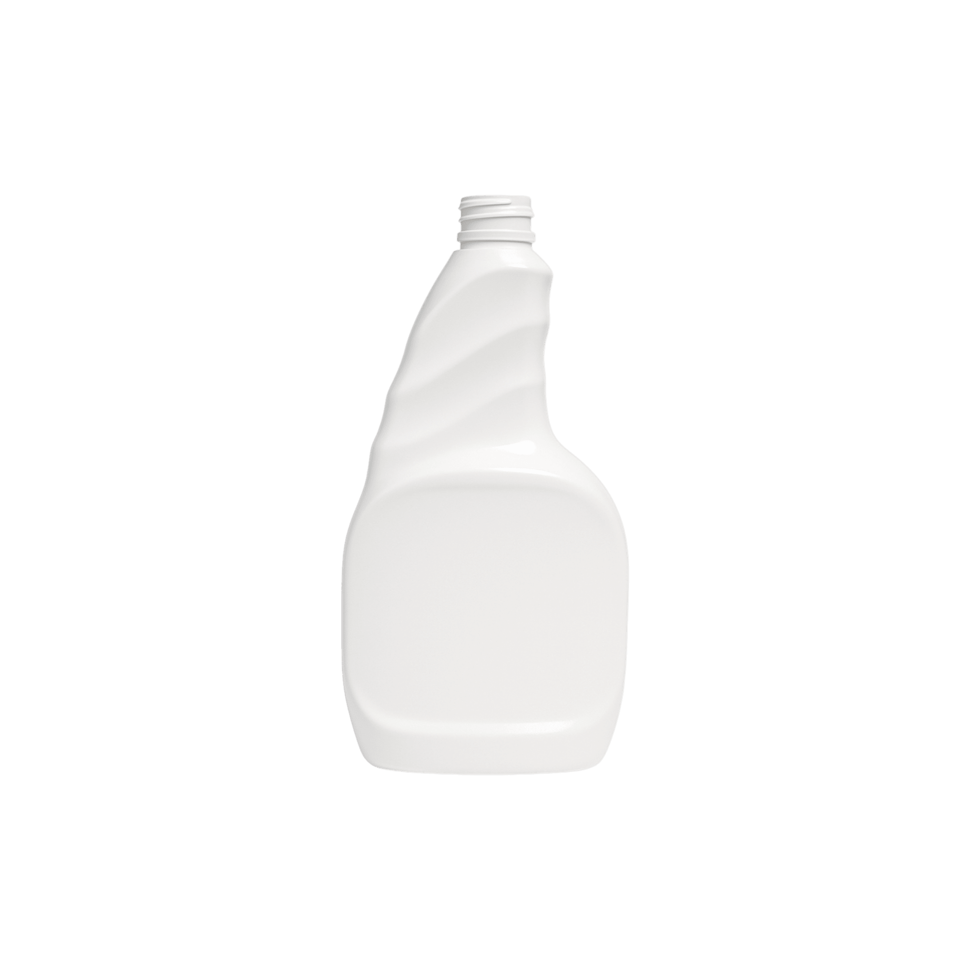 16.9oz 28-410 PET Bottle with Grooved Angled Neck