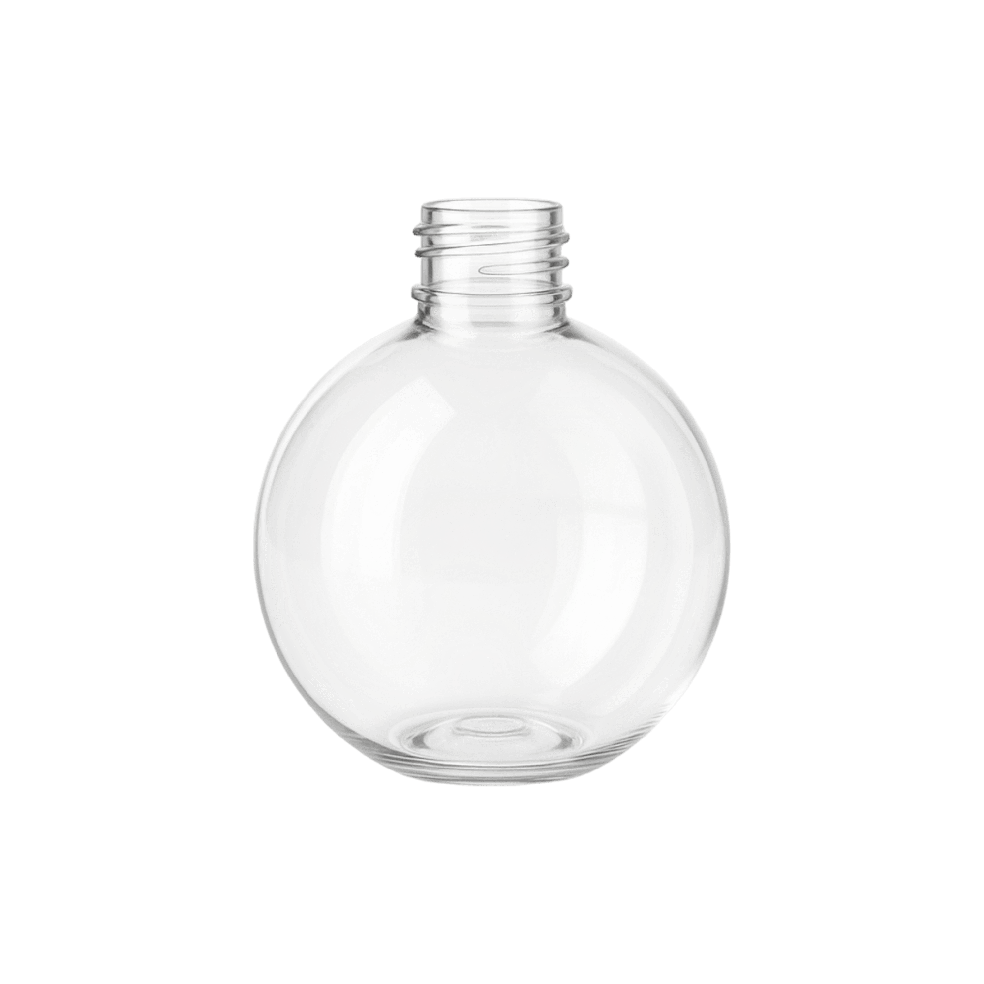 8.1oz 24-400 PET Spherical Bottle