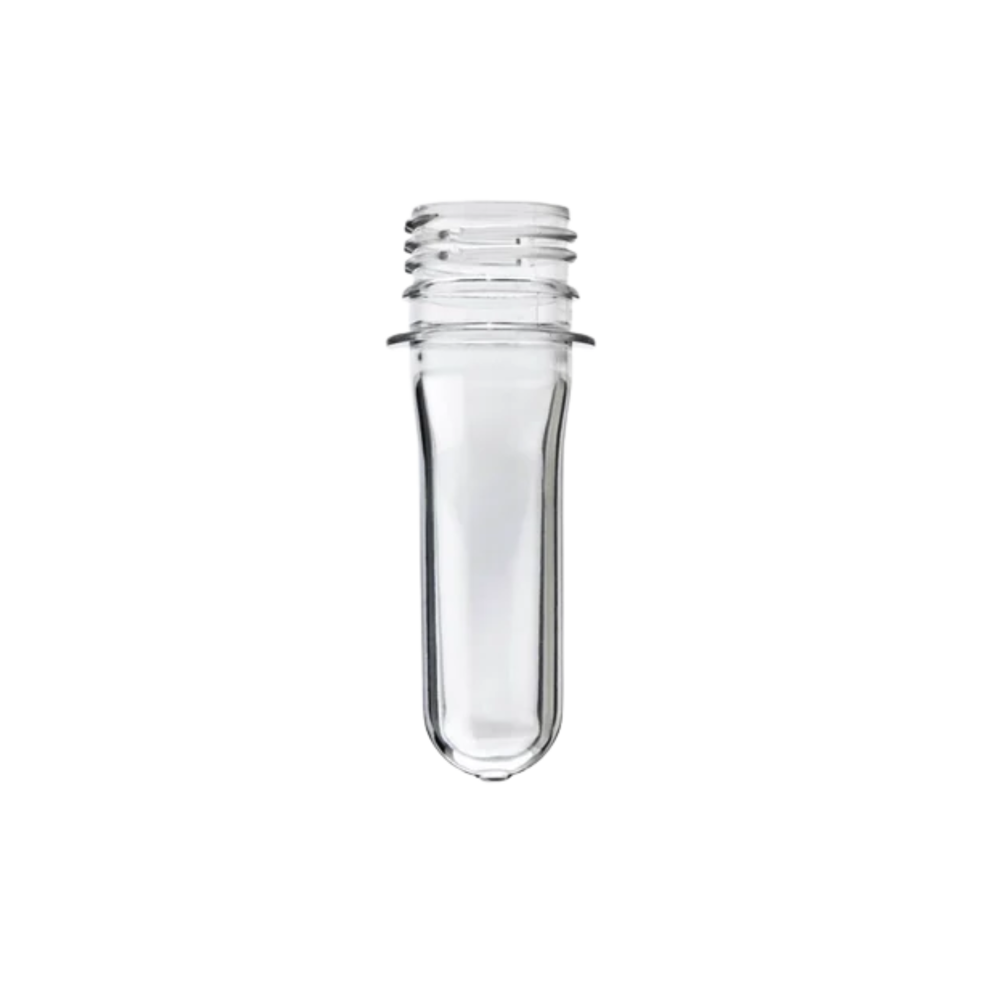The image shows a clear plastic jar with a wide mouth and straight sides. The jar is made of PET (polyethylene terephthalate) and has a smooth, cylindrical shape. It is the Resilux 32.0oz PET Jar A320G66. The jar appears to be empty and is displayed against a plain white background, which highlights its transparency and shape.