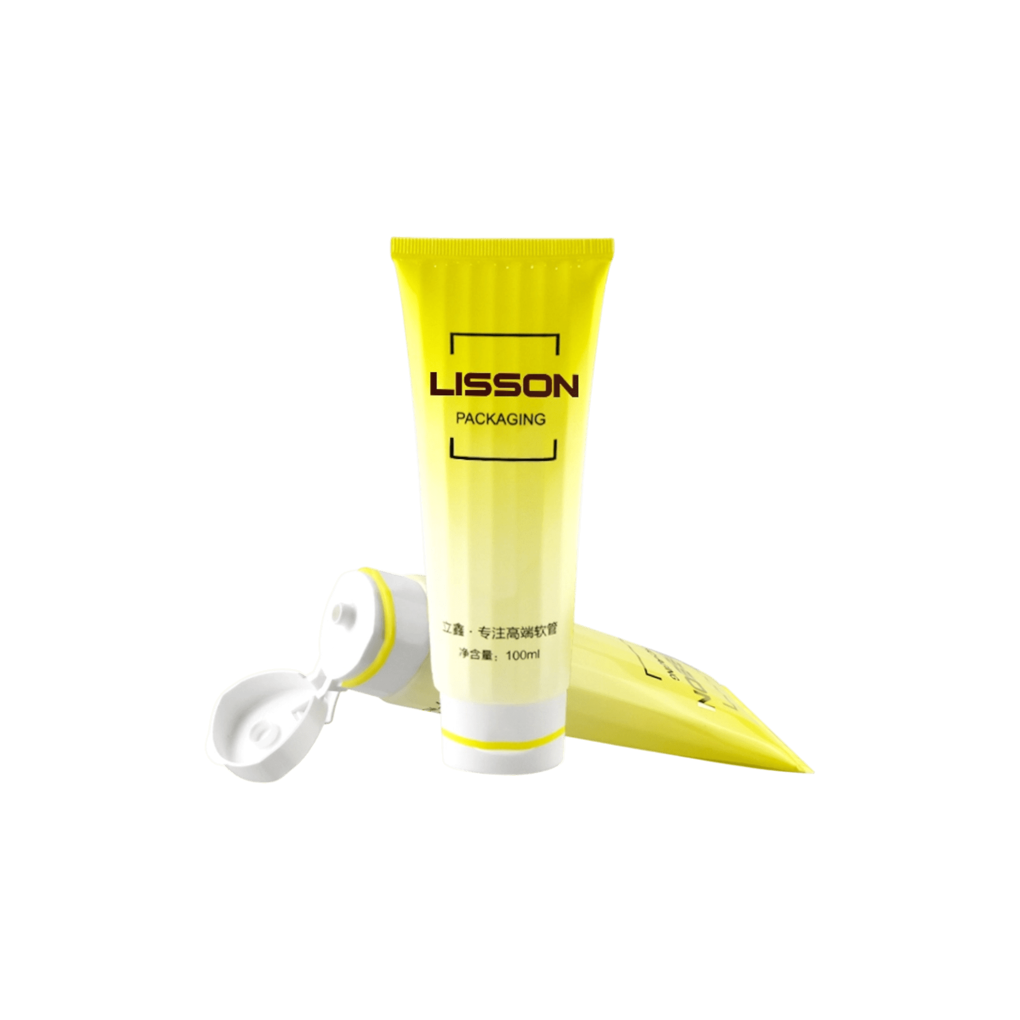 40mm 3.4-5.1oz PE Tube with Flip Top Cap