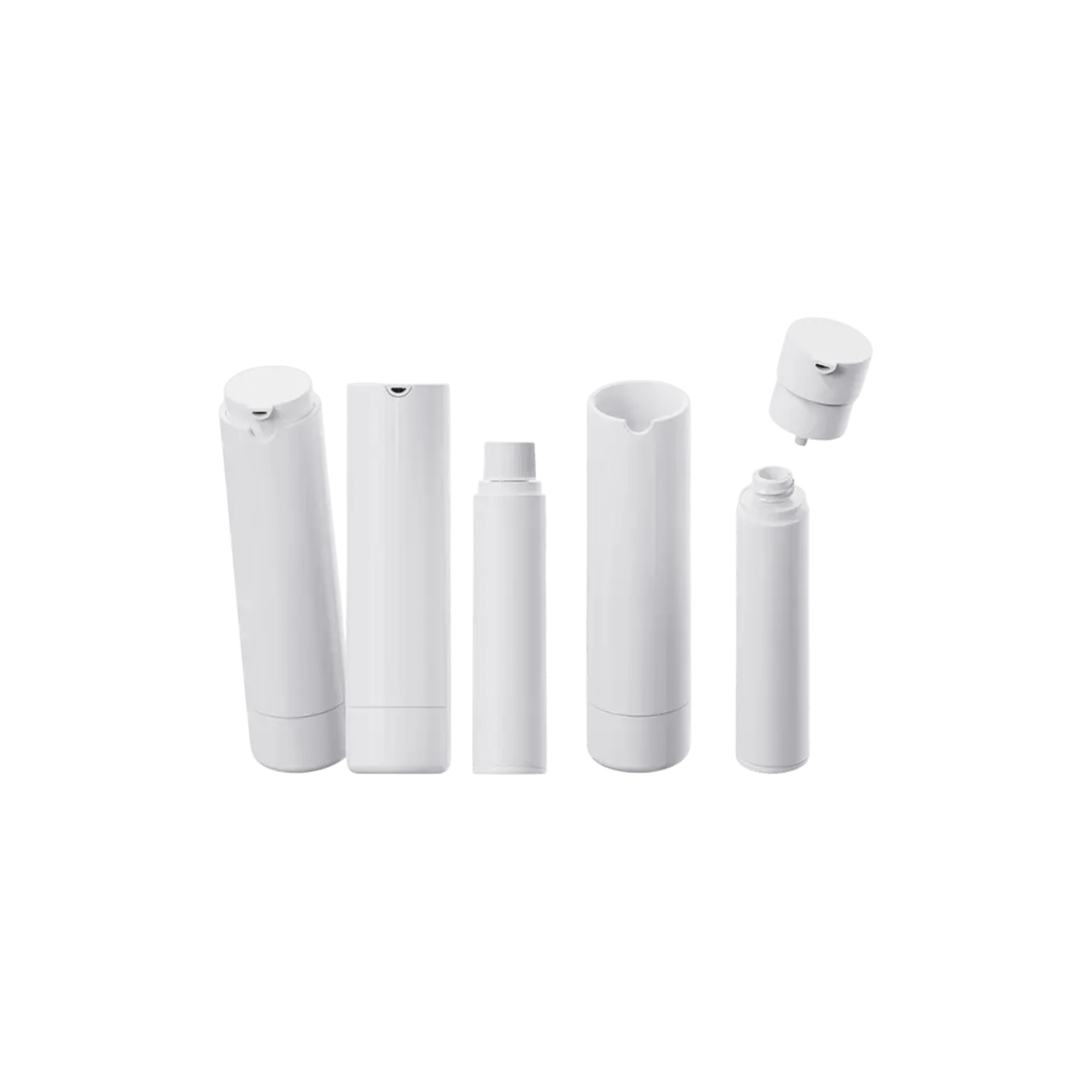 1.5oz/45ml Refillable ABS Cylinder Airless Bottle