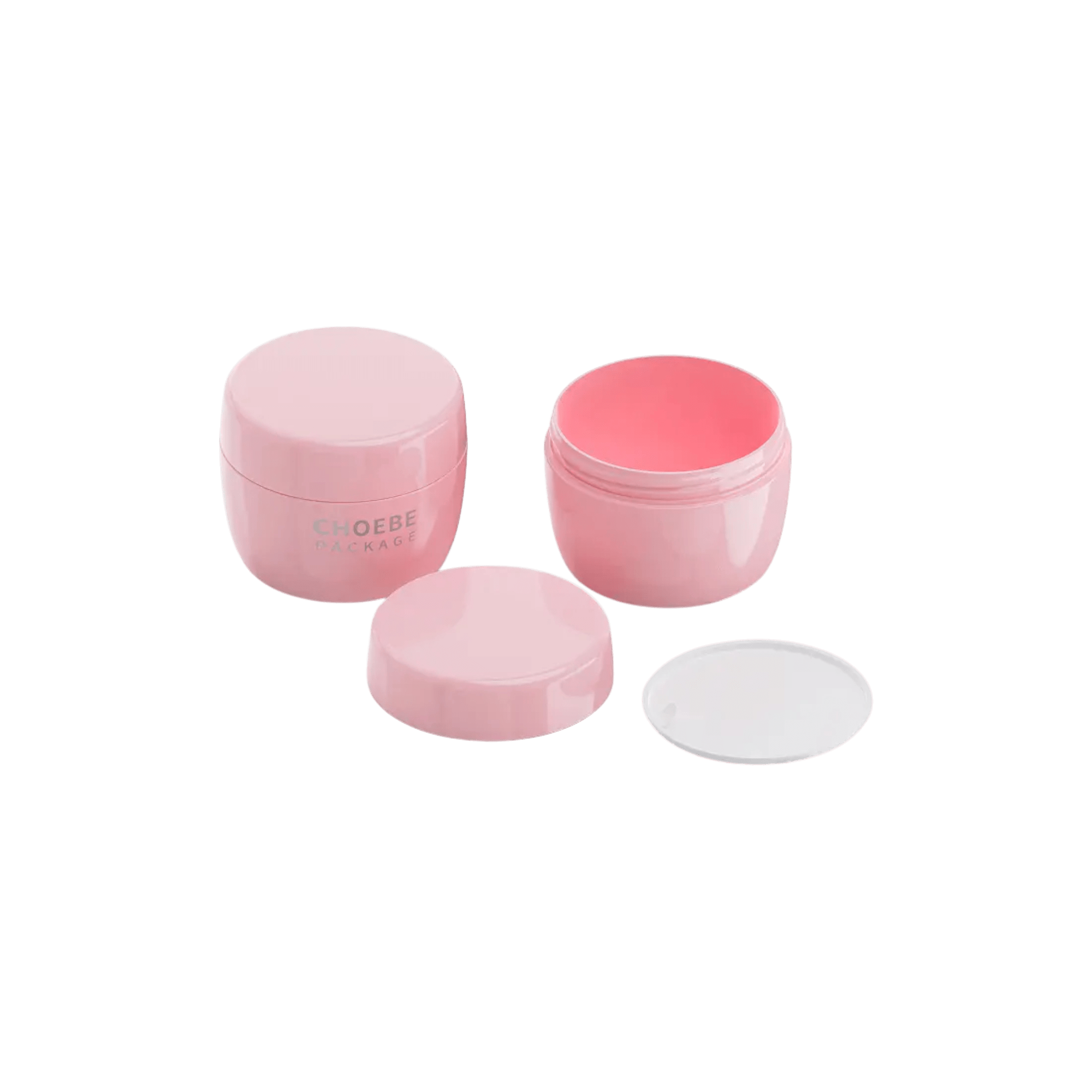 6.8oz/200ml ABS Round Jar with Flush Straight Sided Closure 3