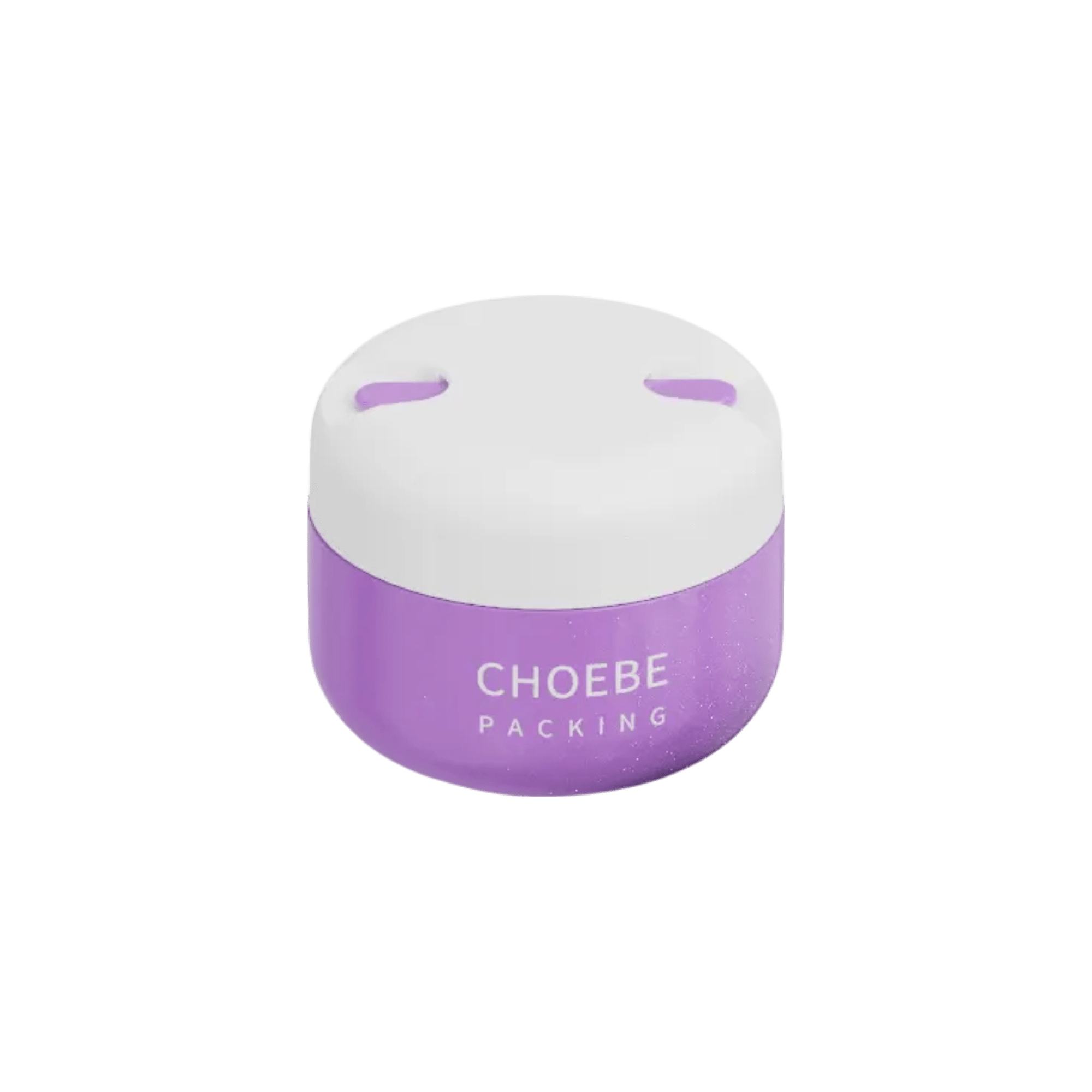 1.7oz/50ml Refillable PP Round Jar with Integrated Spatula