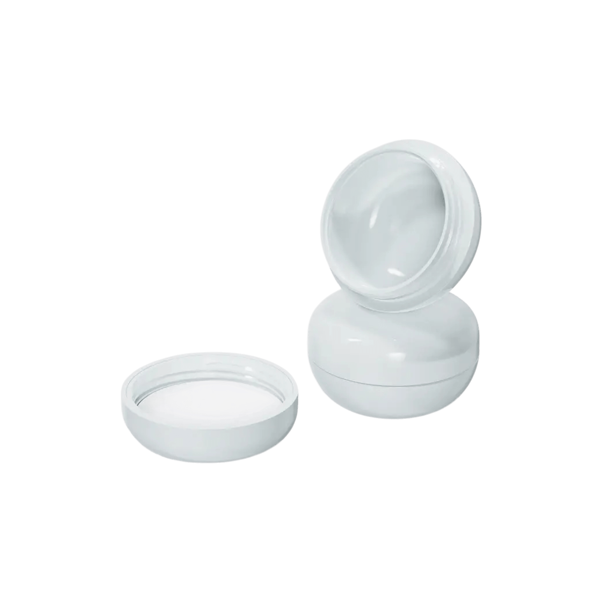 0.6oz/18ml PP Round Jar with Flush Domed Cap 3