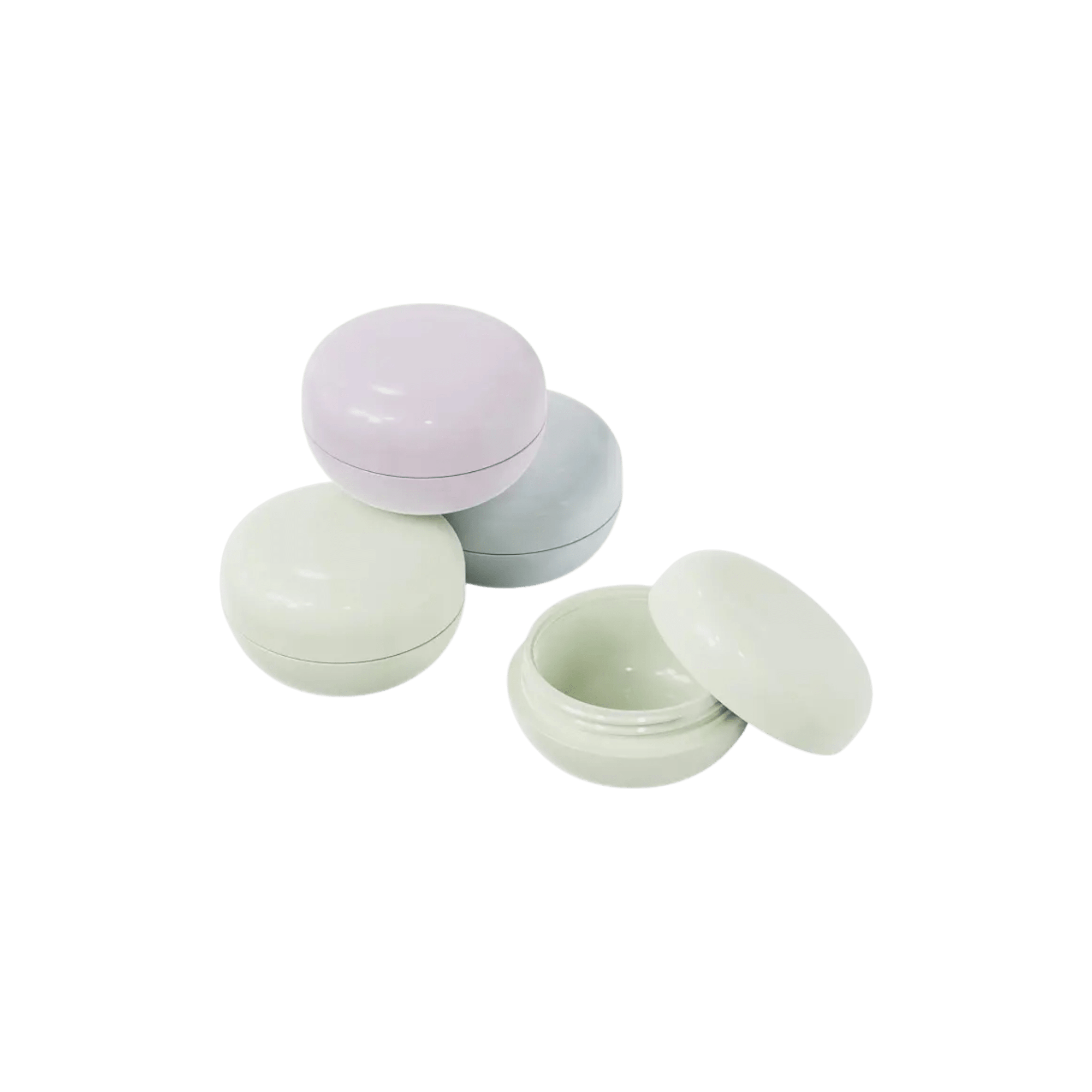 0.6oz/18ml PP Round Jar with Flush Domed Cap 4
