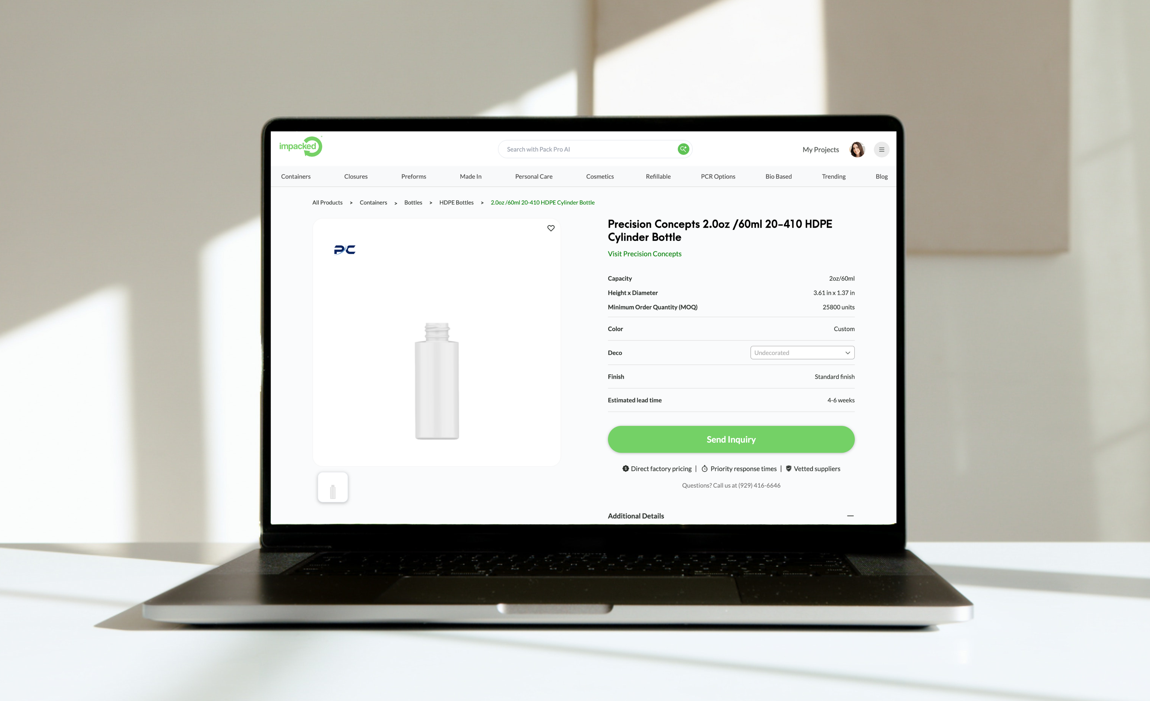 Precision Concepts International storefront on Impacked