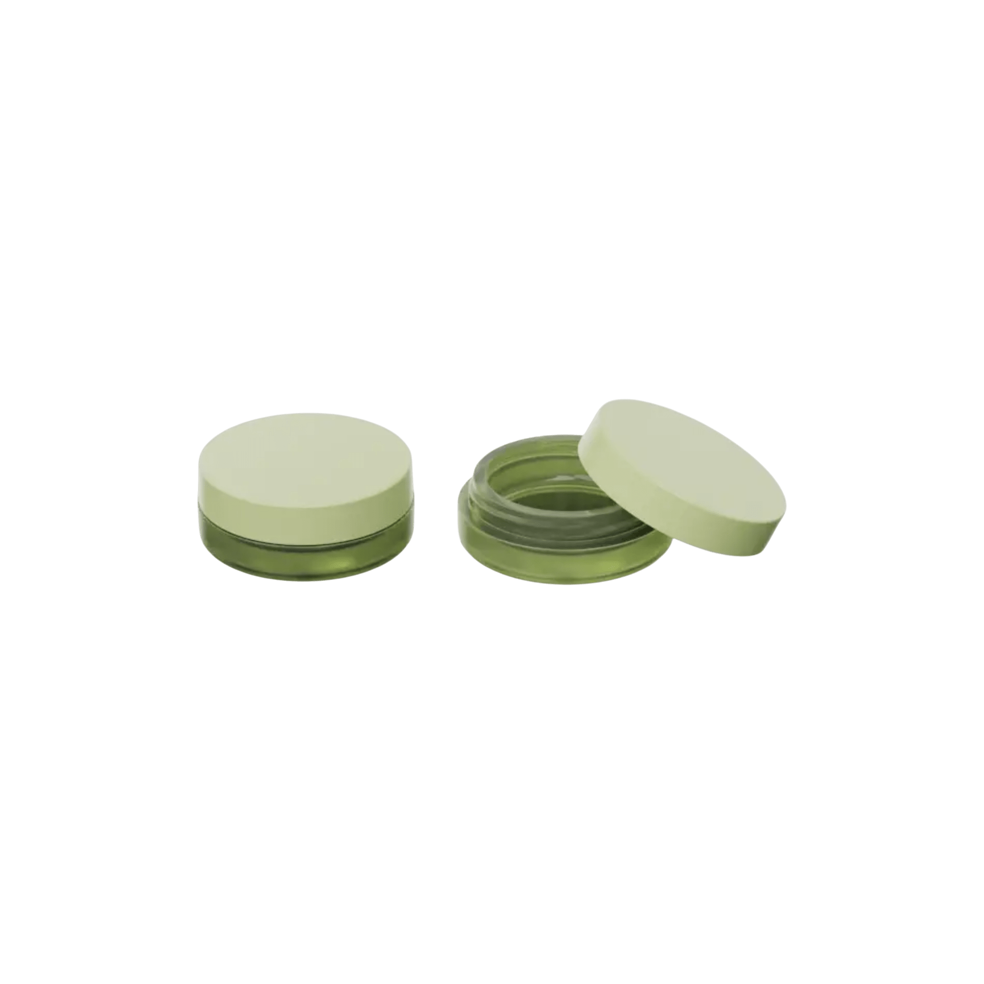 0.3oz/10ml PETG Low-Profile Straight Sided Jar with Flush Cap