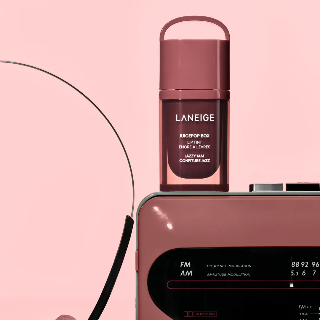 Laneige JuicePop Box Lip Tint wearable packaging