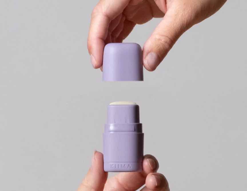 Kiima refillable lip balm applicator in multiple colors