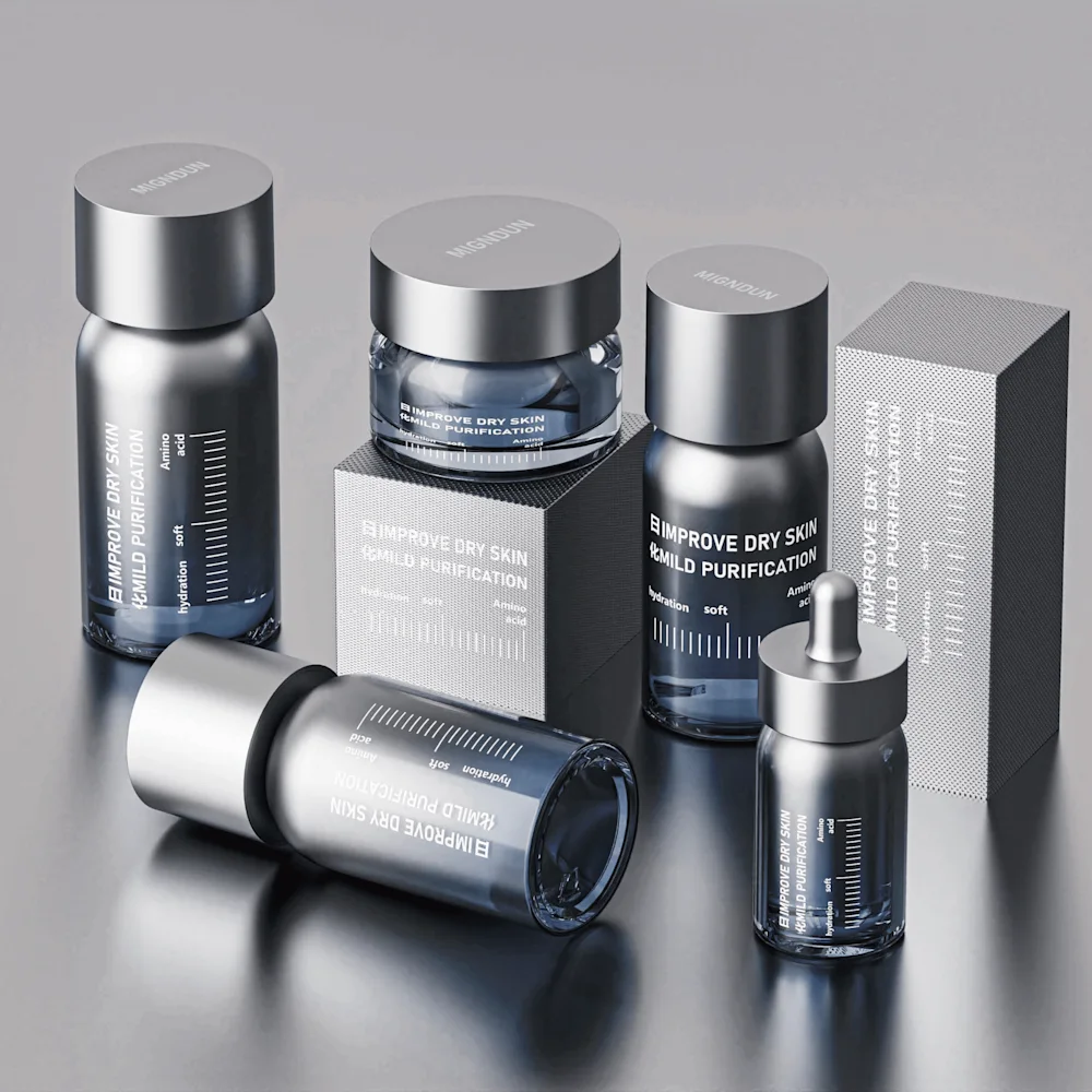 Mingdun clinical heavy-wall PETG bottles