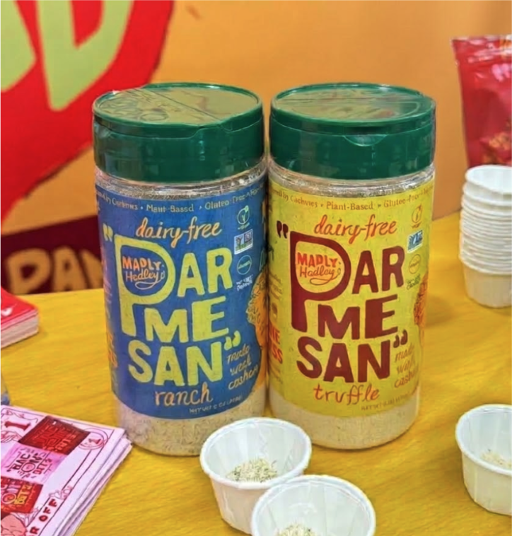 Madley Hadley colorful dairy packaging