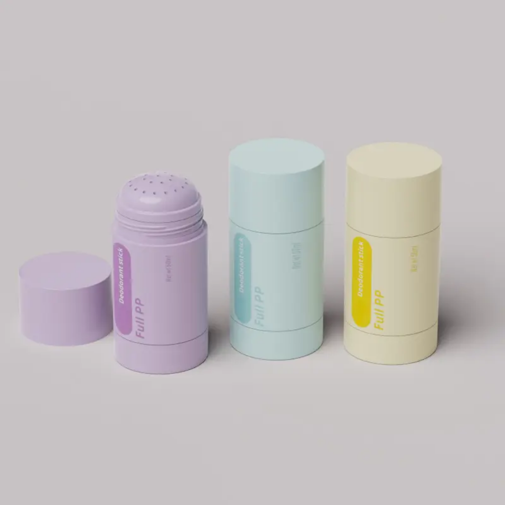 1.7oz/50ml Monomaterial PP Cylinder Deodorant  Stick 3