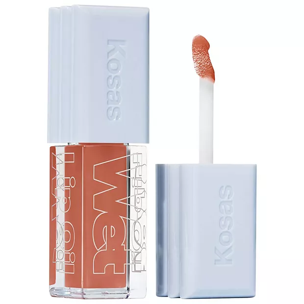 Kosas Wet Lip Oil Plumping Peptide Lip Treatment Gloss (Source: Kohl's)