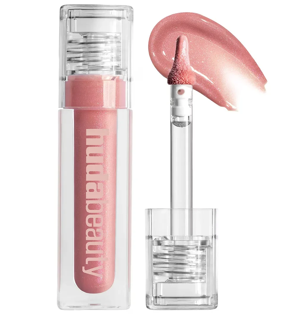 Huda Beauty Faux Filler Shiny Non-sticky Lip Gloss (Source: Revolve)