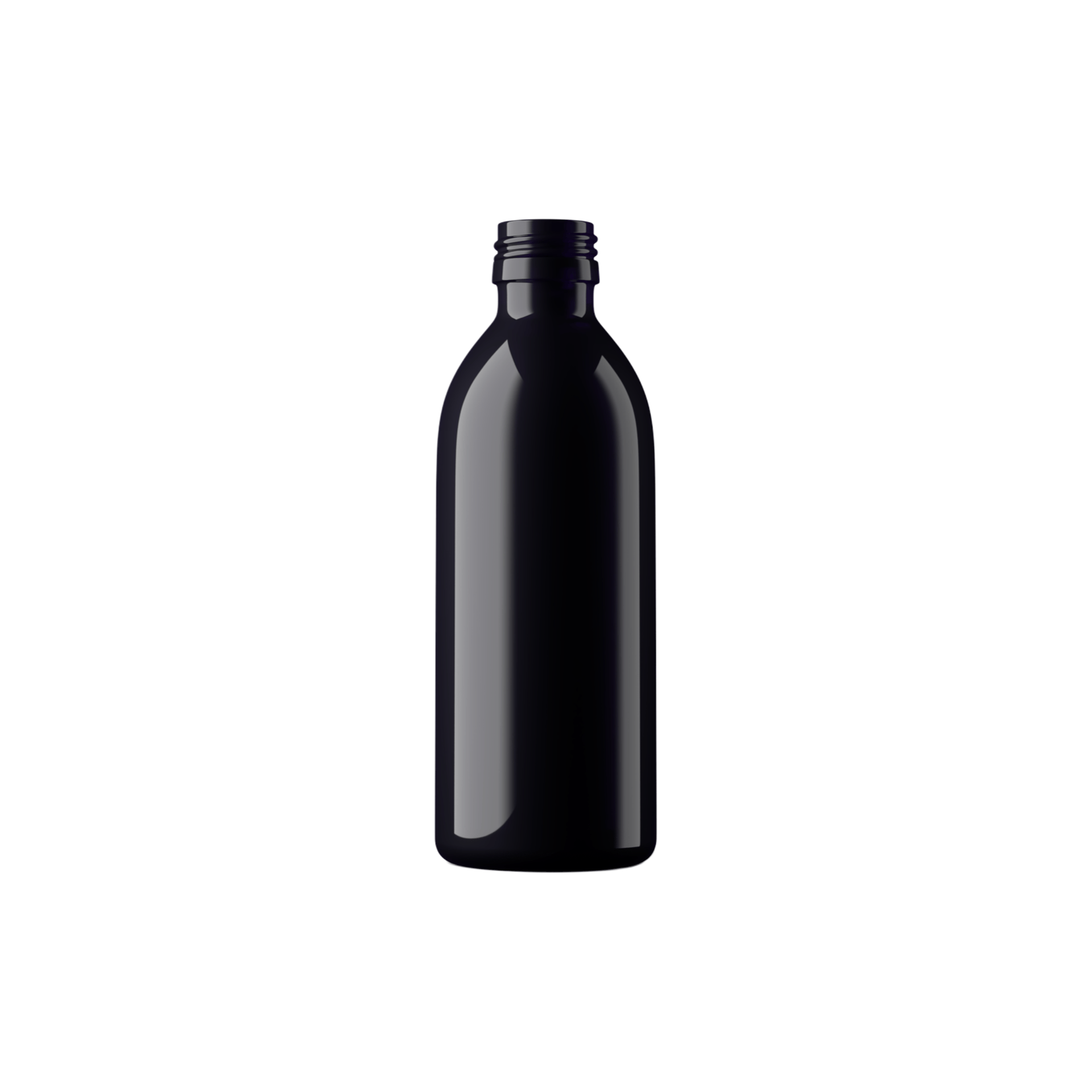 8.5oz / 250ml Light-Protective Miron Glass Boston Round Bottle with 28mm Pilfer Proof Finish