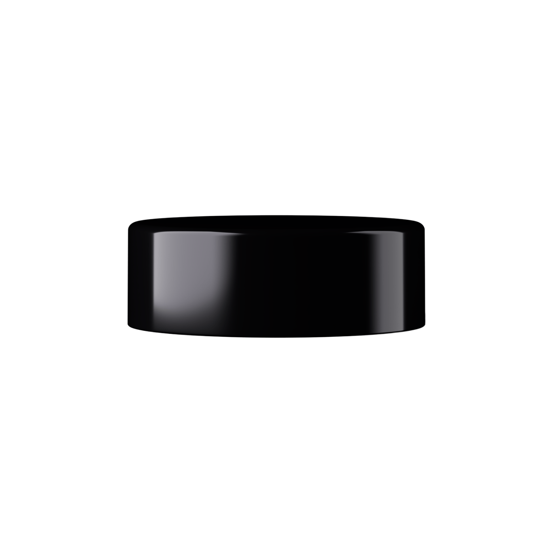 45mm Child-Resistant Black PP Lid with Violet Inlay