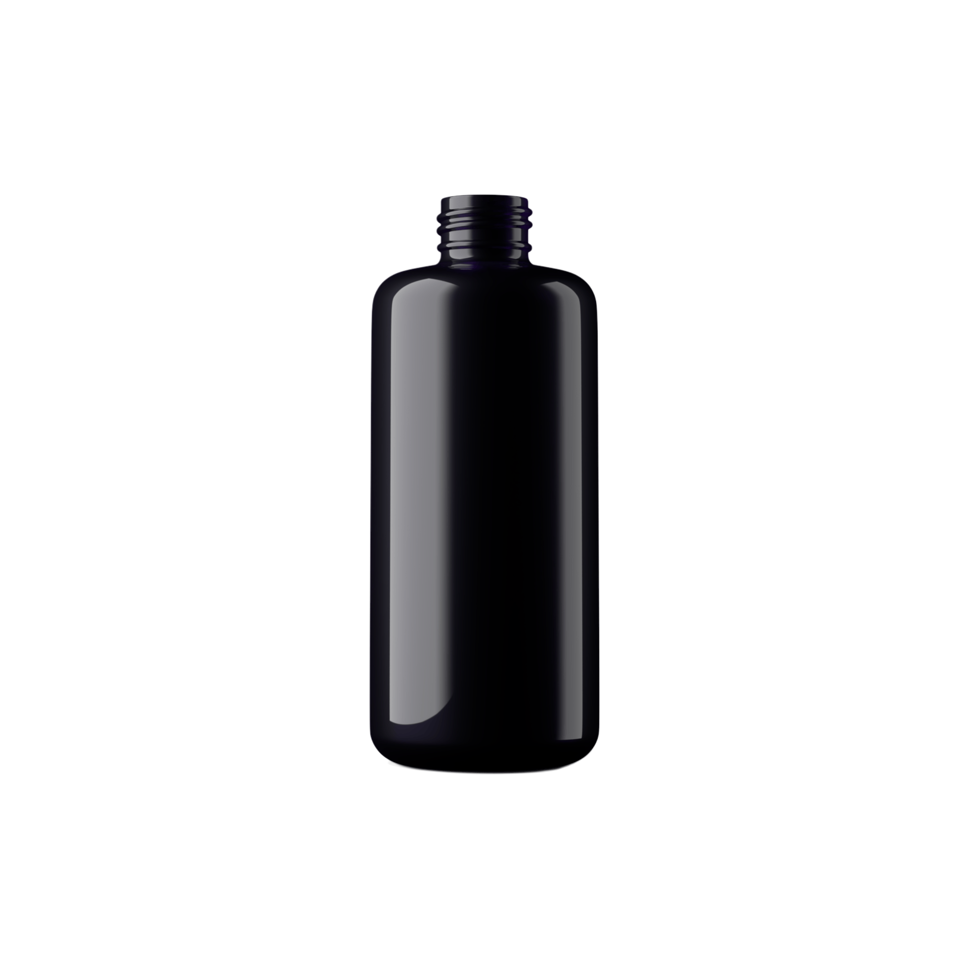 6.76oz / 200ml 24-410 Miron Glass Round Cosmetic Bottle
