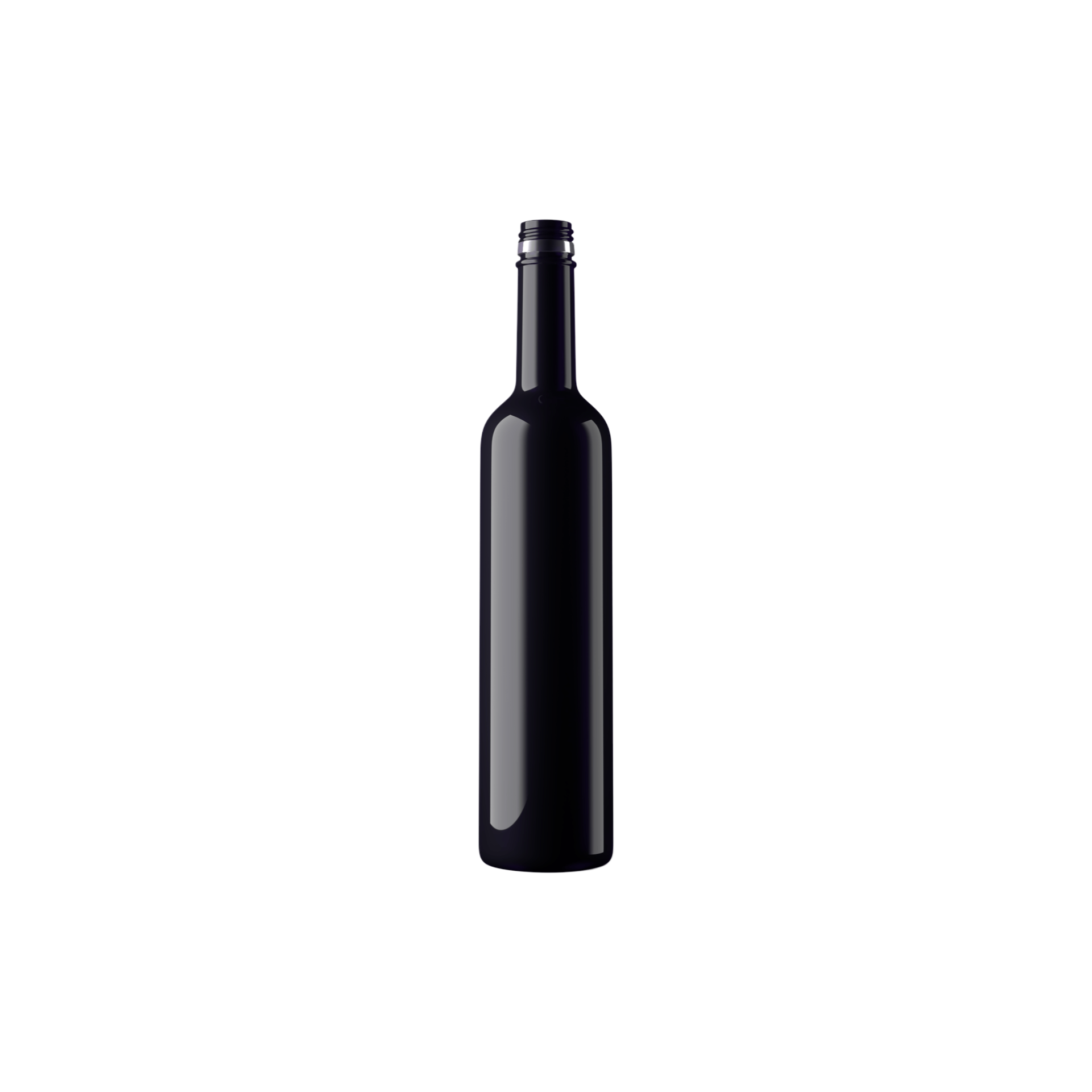 16.9oz / 500ml Light-Protective Miron Glass Round Bottle with 28mm Pilfer Proof Neck