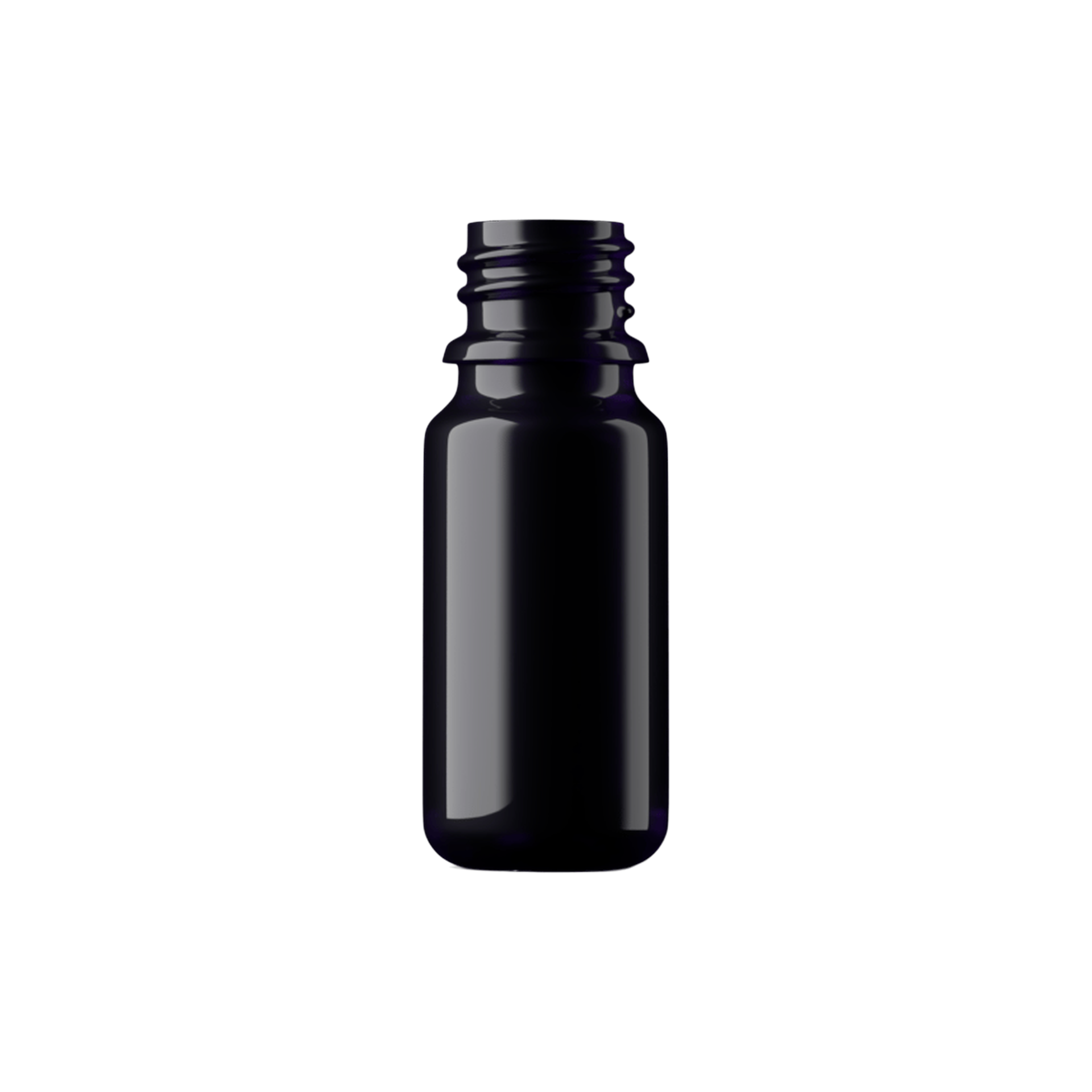 0.34oz / 10ml 18-DIN Miron Glass Round Dropper Bottle