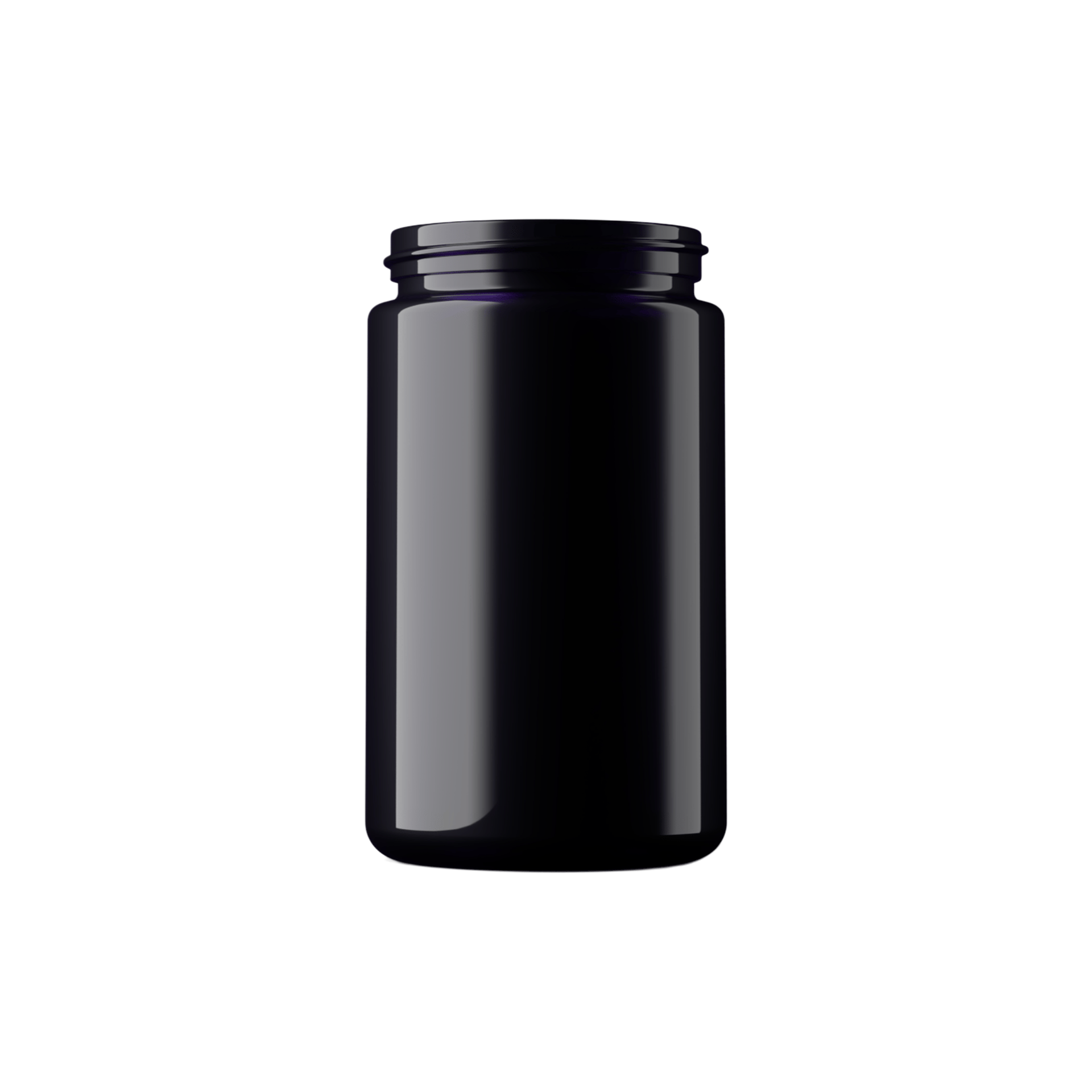 6.8oz / 200ml 58-400 Miron Glass Wide-Mouth Straight Sided Jar