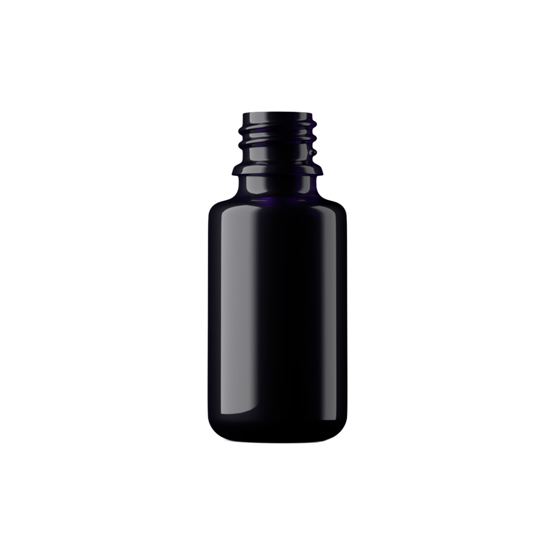 0.68oz / 20ml 18mm DIN Miron Glass Round Essential Oil Dropper Bottle