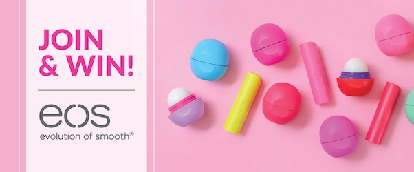 Eos spherical lip balm containers and squeeze bottles ready for TerraCycle recycling