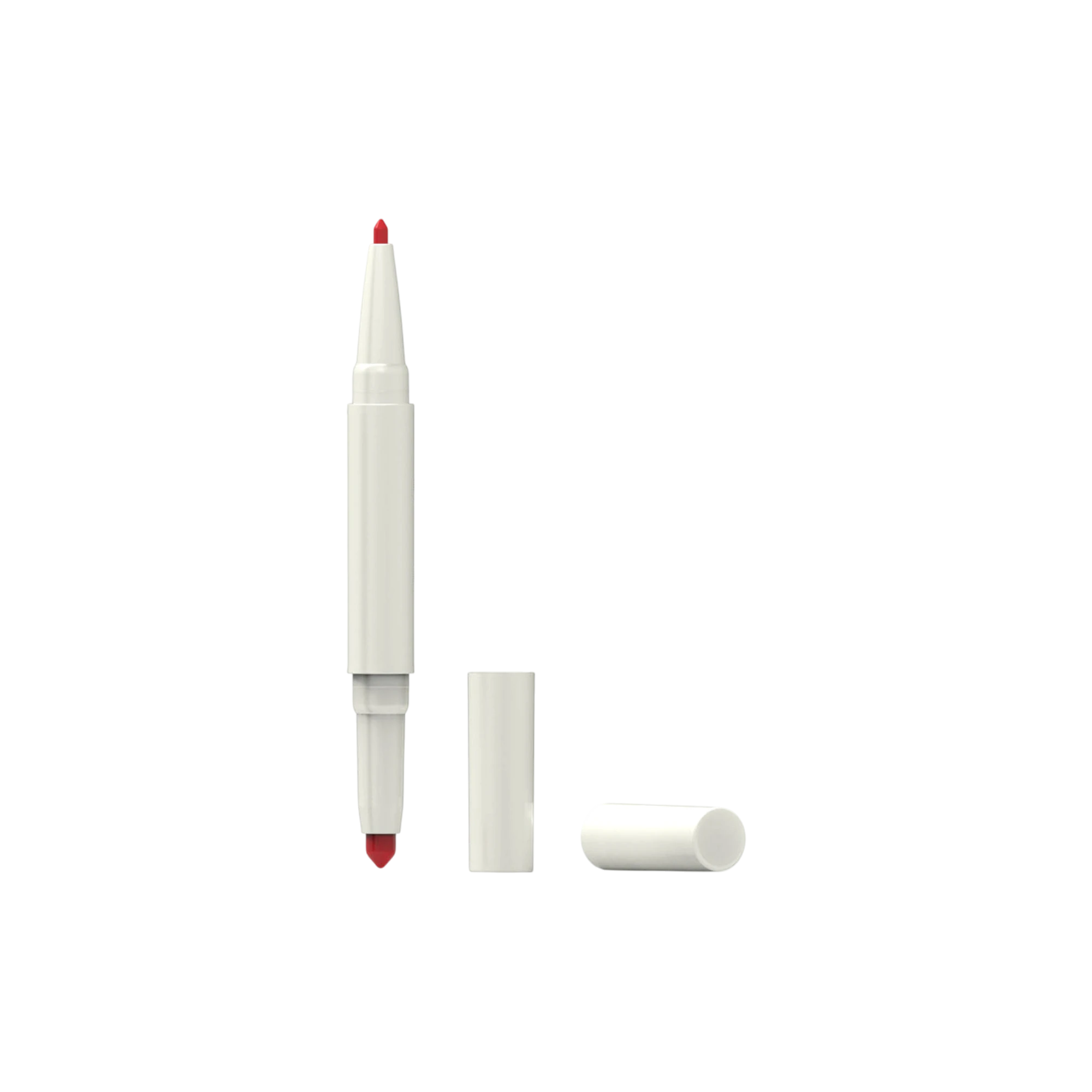 1.15g ABS Dual-Ended Twist-Up Lip and Liner Pencil with 6.3mm (0.9g) and 3.6mm (0.25g) Bullets