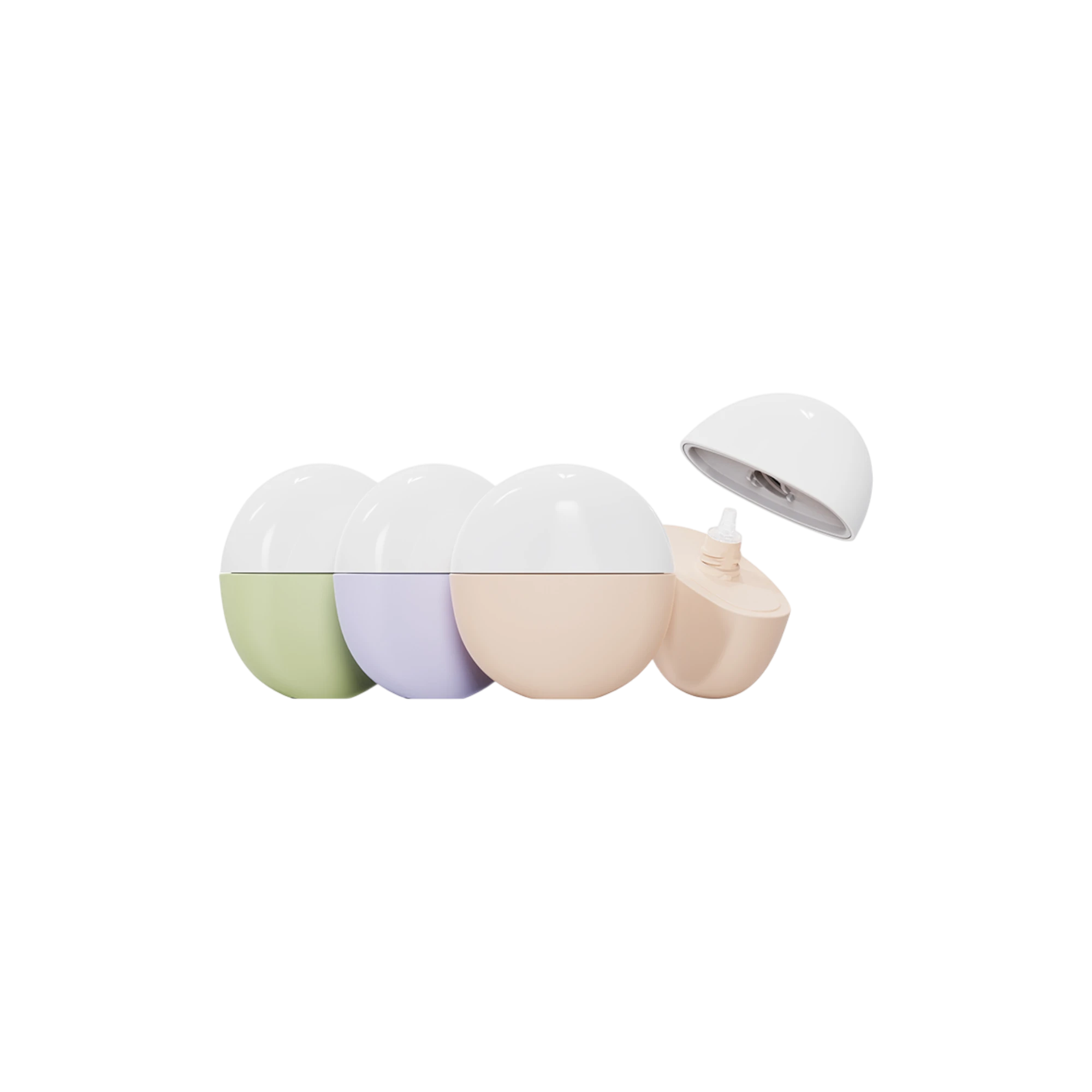 1oz / 30ml 5-Layer PE/EVOH Round Cosmetics Tottle with Dome Cap and LDPE Nozzle