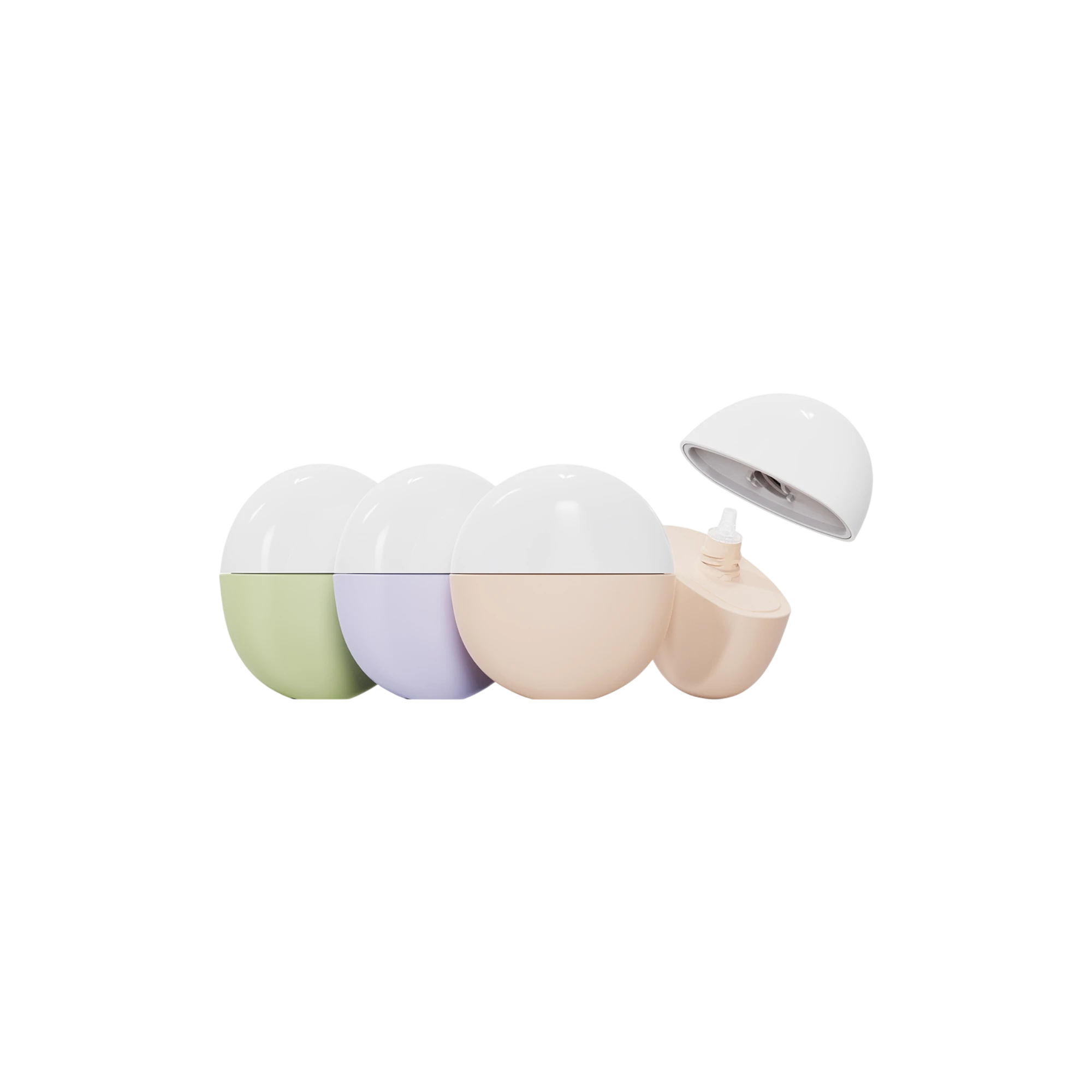 1oz / 30ml PE/Adflex Round Cosmetic Tottle with Dome Cap and Precision Nozzle