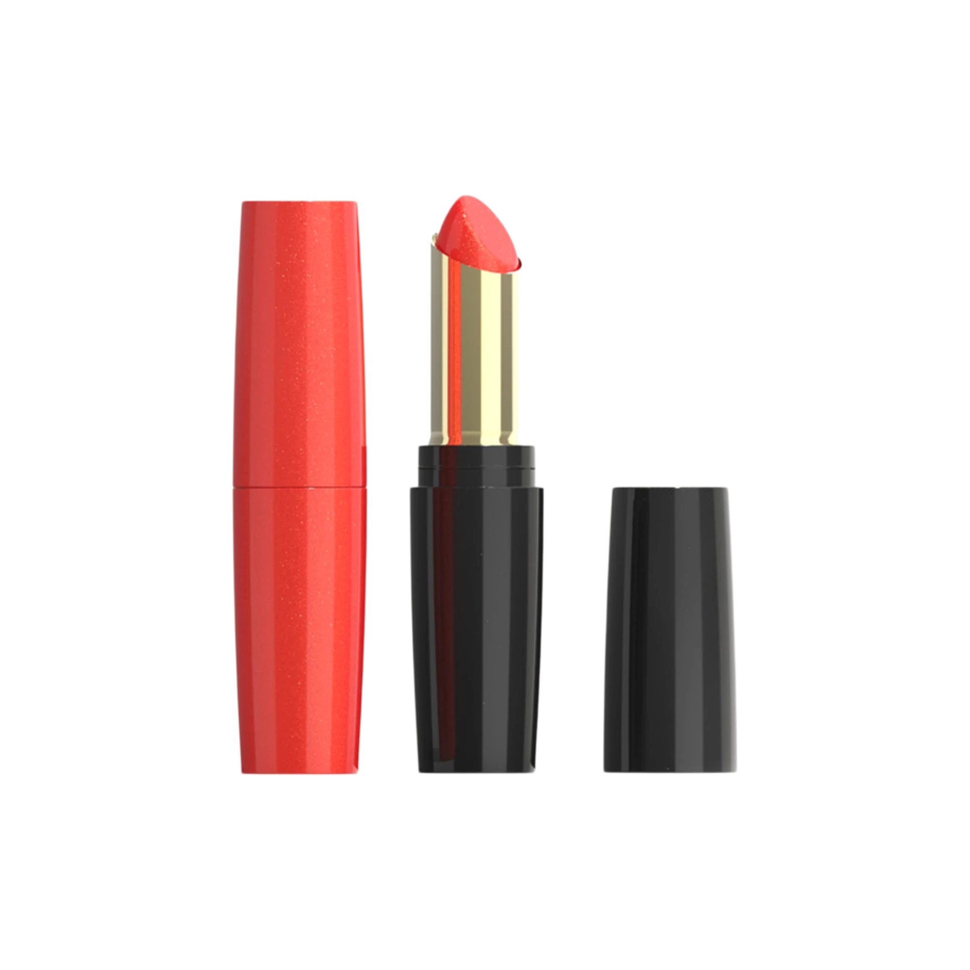 3.5g ABS Slim Iron-Weighted Cylinder Lipstick Tube with Aluminum Shell and 11mm POM Bullet Cup 2