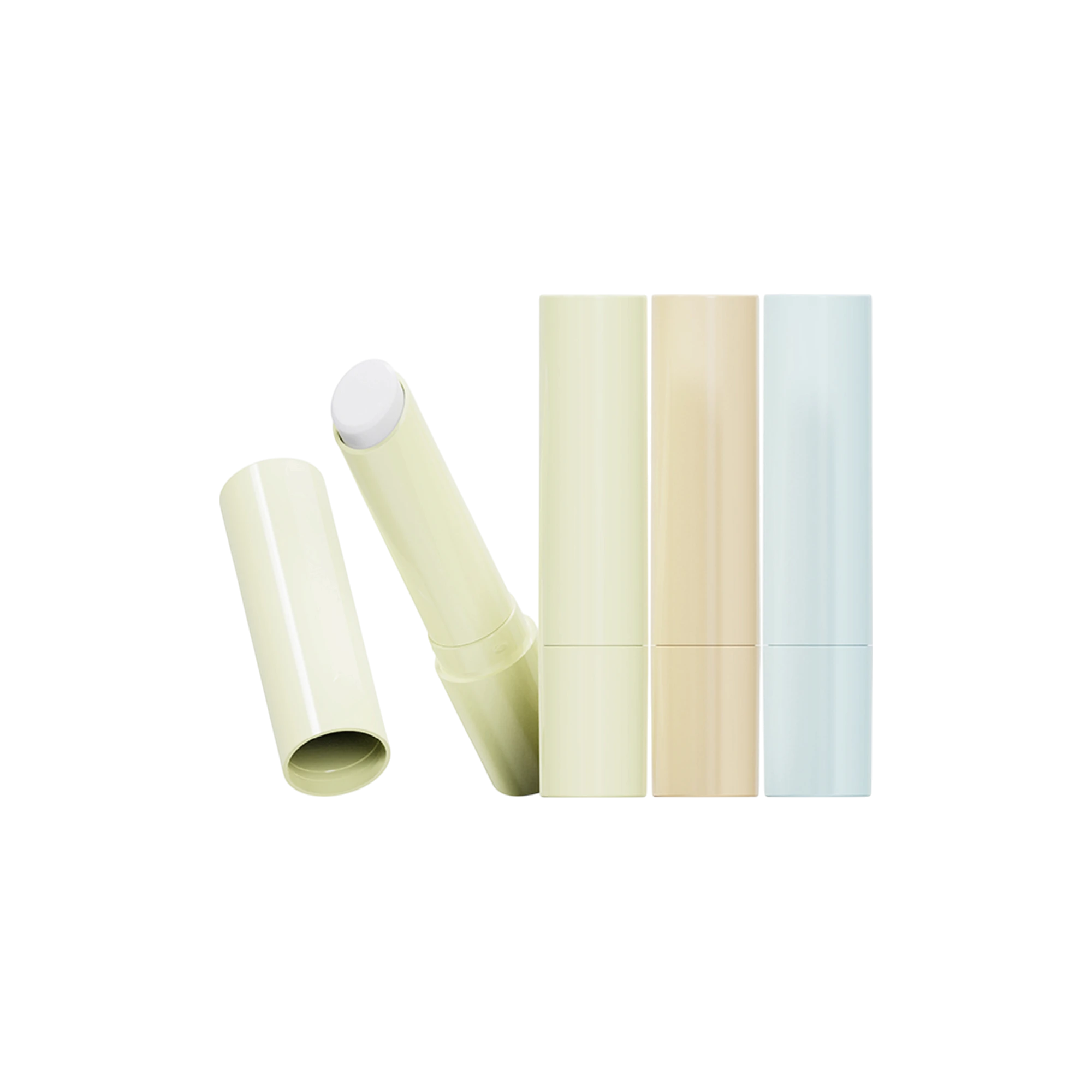4.0g ABS Cylinder Lipstick Tube with Oblique Tip and 12.1mm POM Bullet Cup