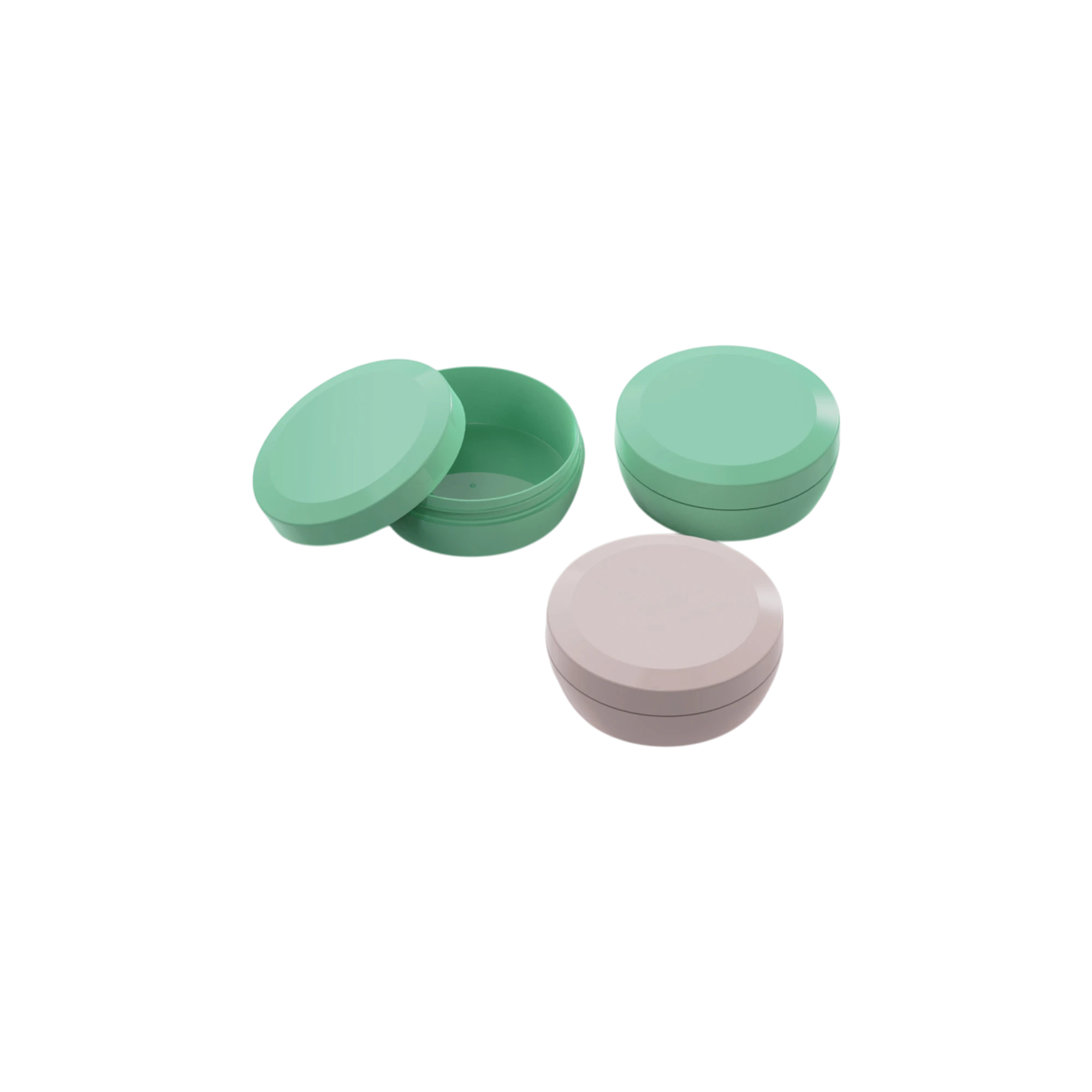 2.4oz / 70ml PP Low-Profile Round Cream Jar